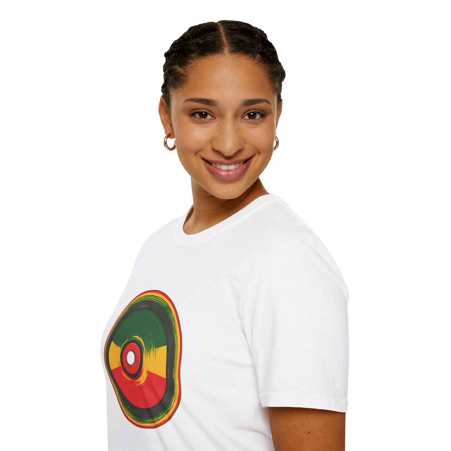 Reggae Retro Vinyl T-Shirt | Unisex Softstyle