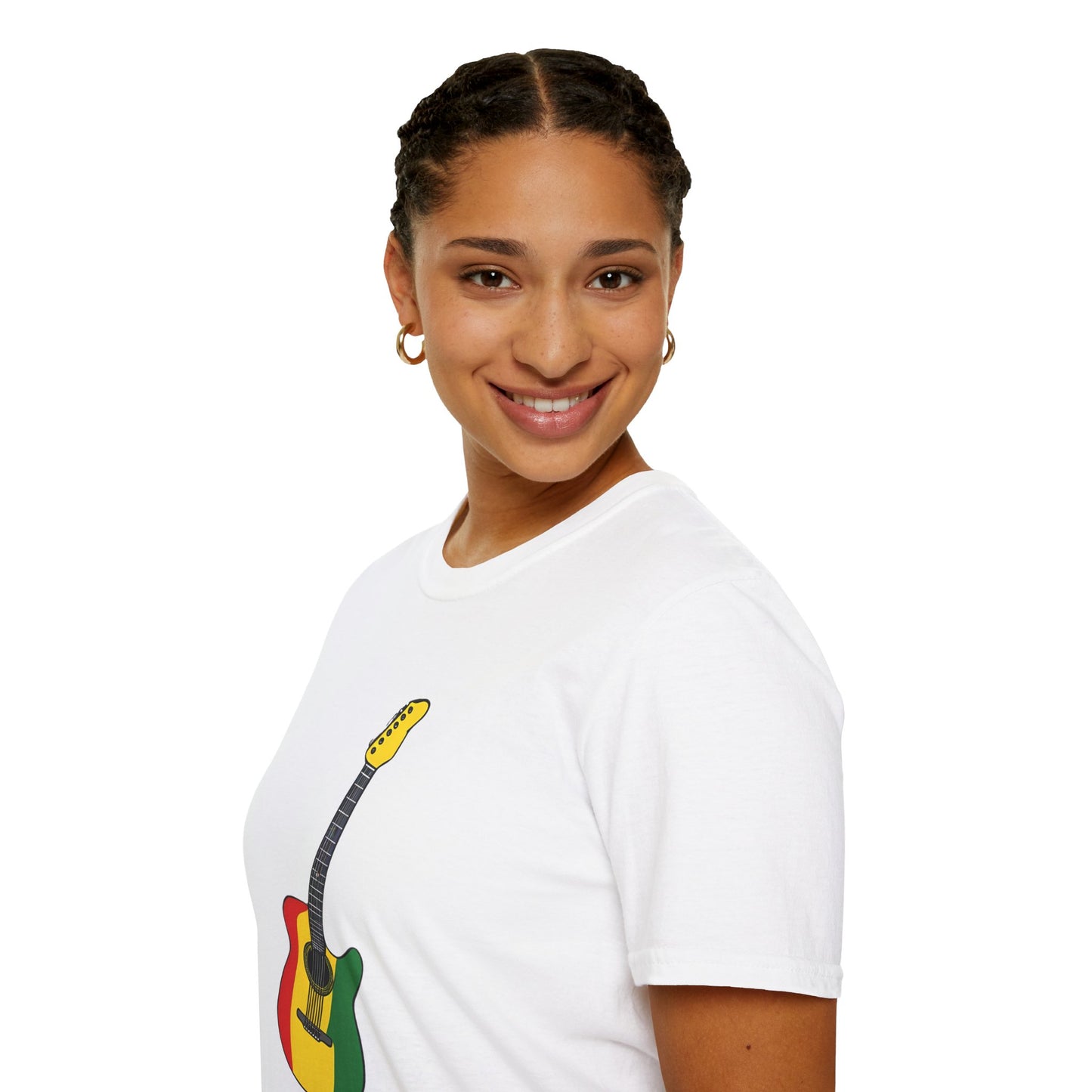 Reggae Guitar T-Shirt | Unisex Softstyle