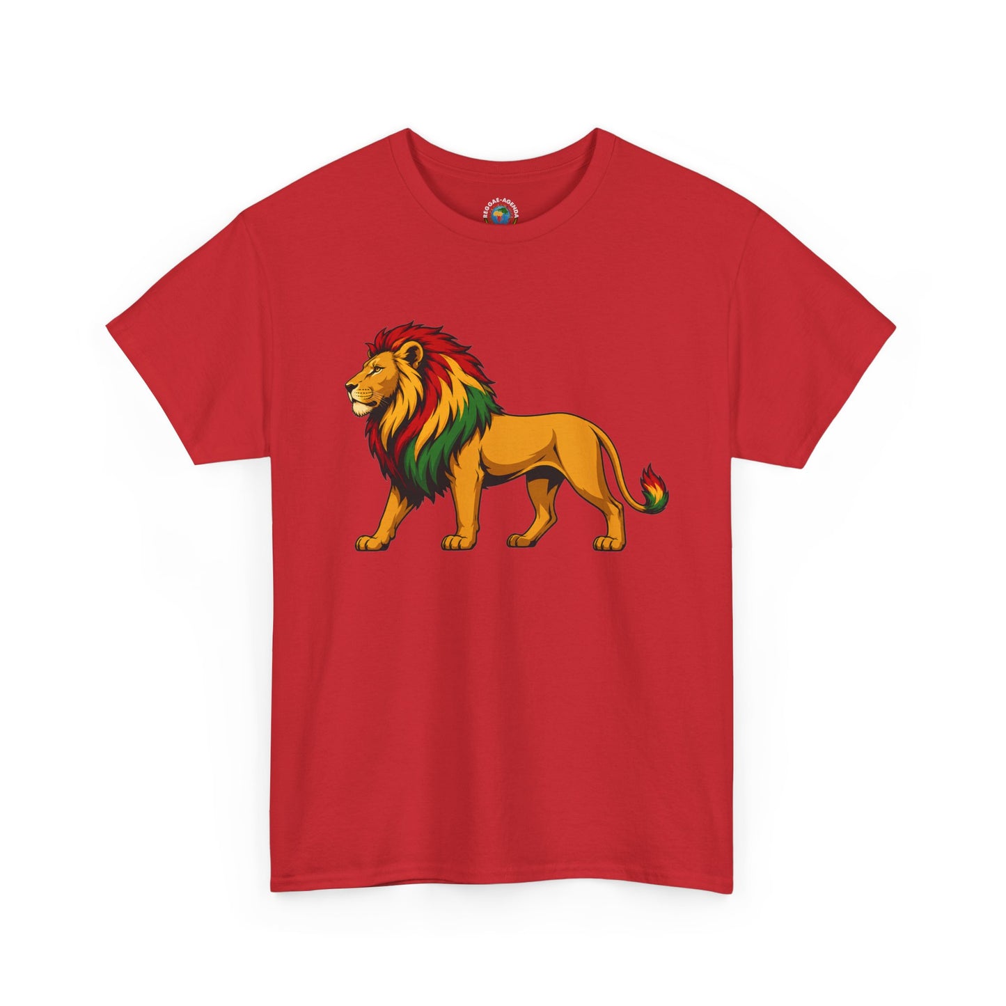Rasta Mane Lion T-Shirt — Reggae Pride Graphic Tee