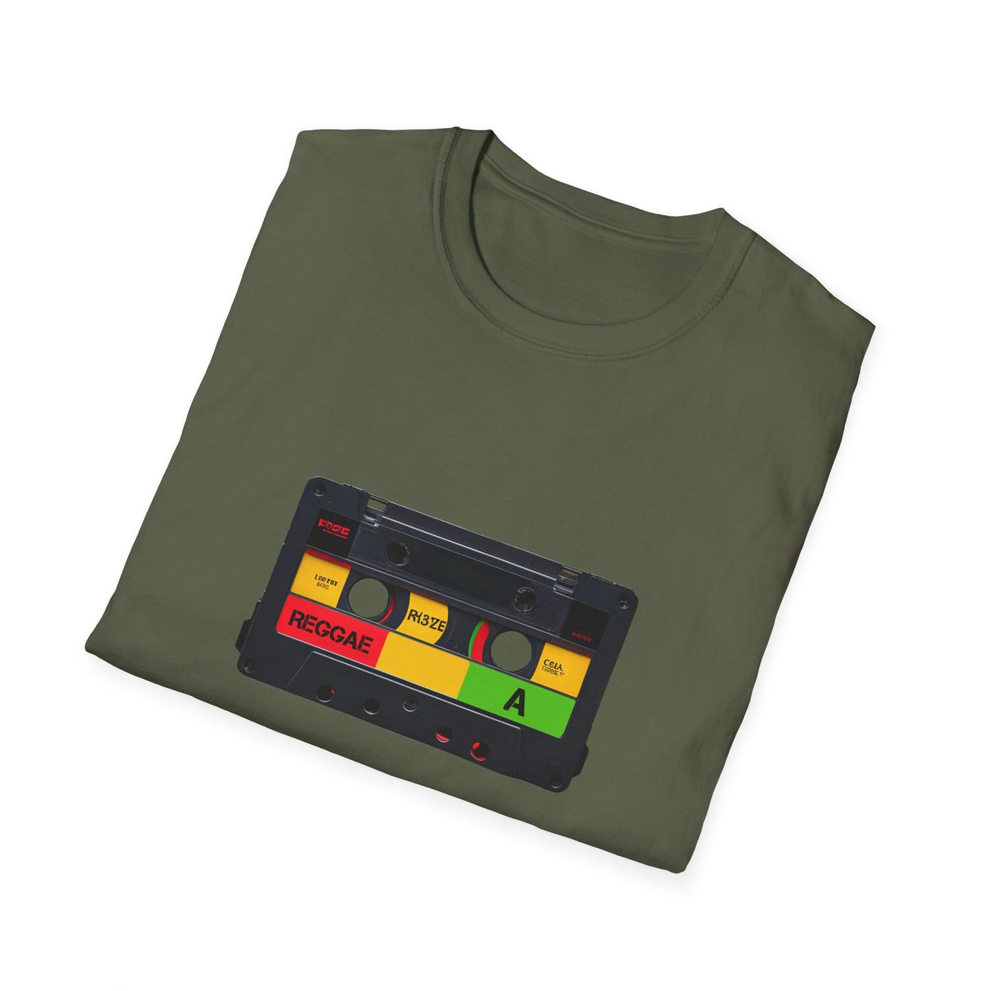 Cassette Tape Reggae T-Shirt | Unisex Softstyle