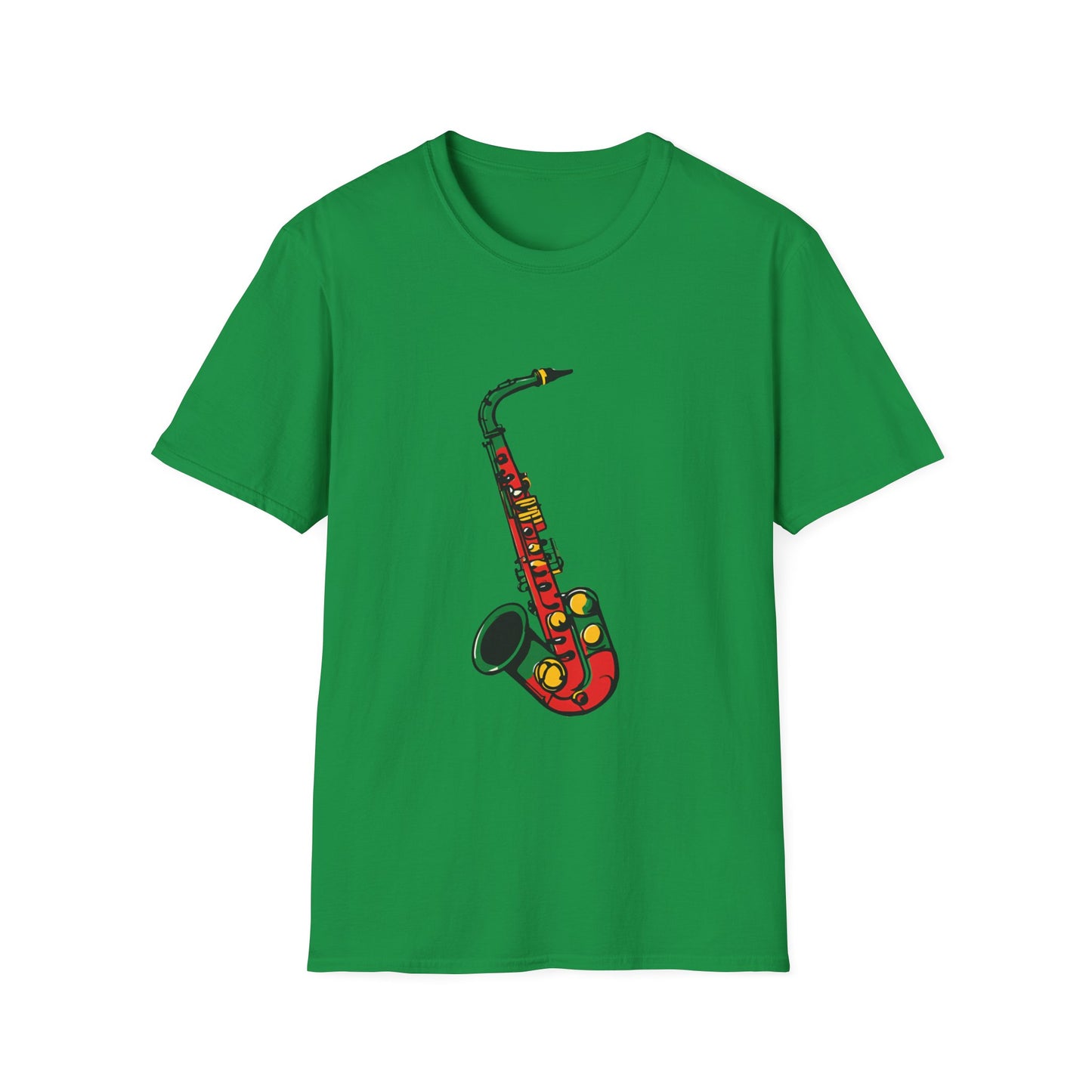 Reggae Saxophone T-Shirt | Unisex Softstyle