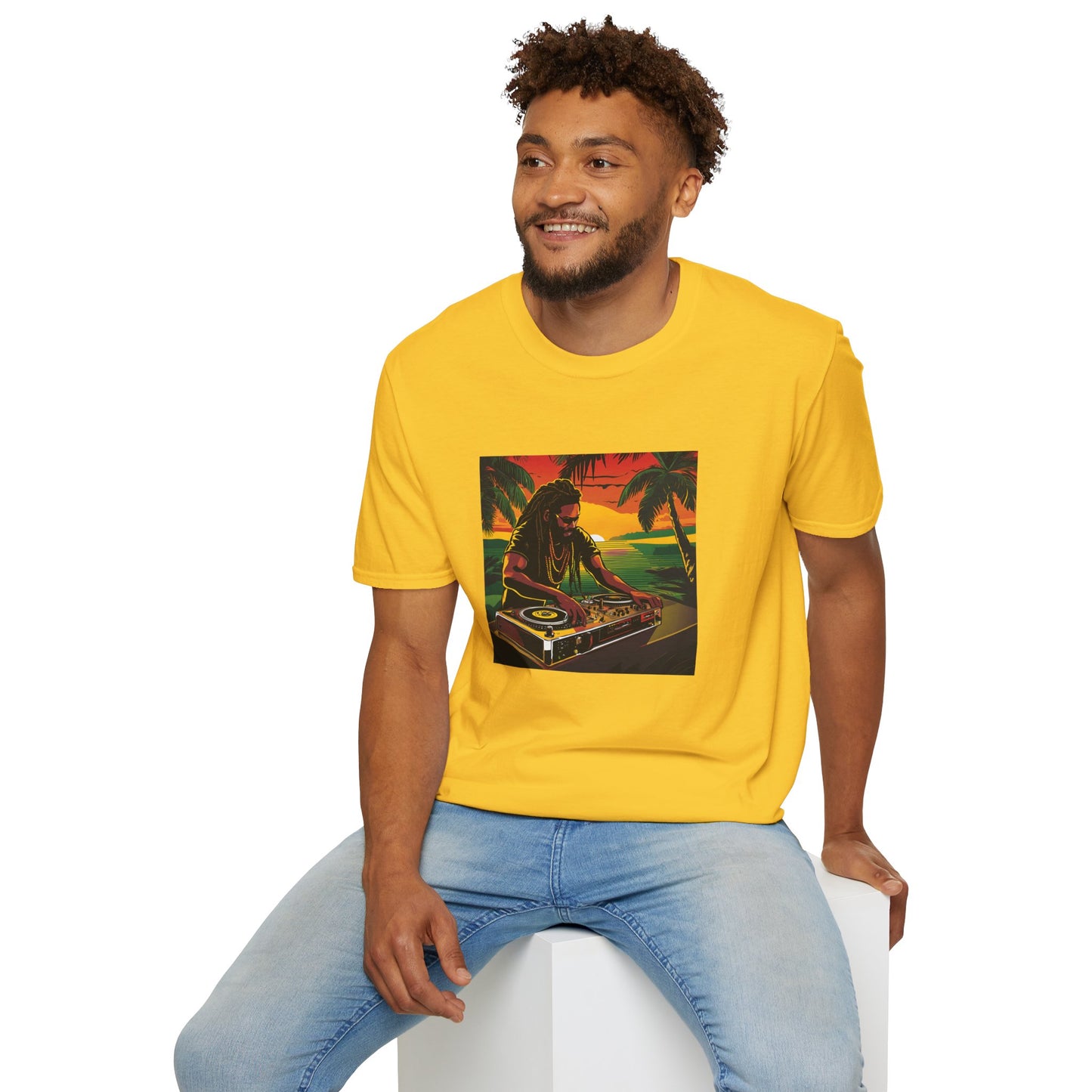 Reggae DJ Beach Unisex T-Shirt