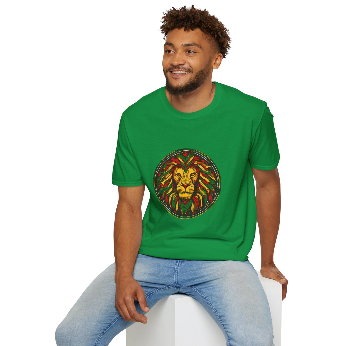 Lion Reggae T-Shirt | Unisex Softstyle