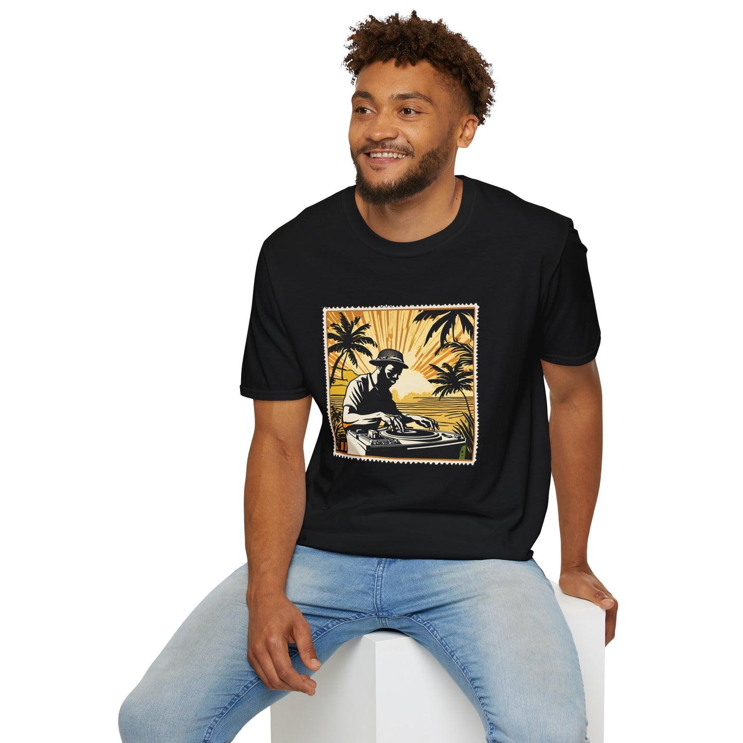 Reggae DJ Beach Unisex T-Shirt