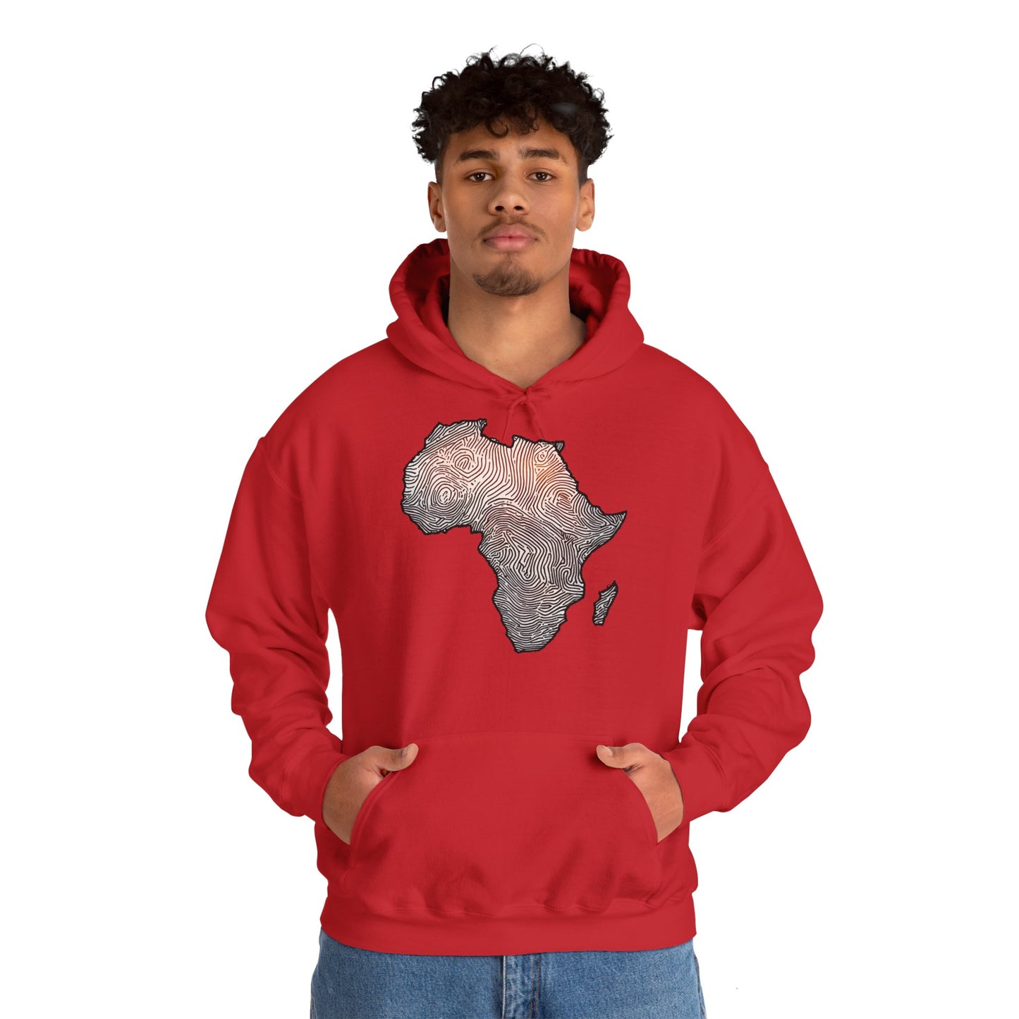 Africa Fingerprint Hoodie - Unisex Heavy Blend™