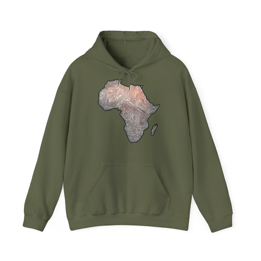 Z Fingerprint Africa Hoodie - Unisex Heavy Blend™