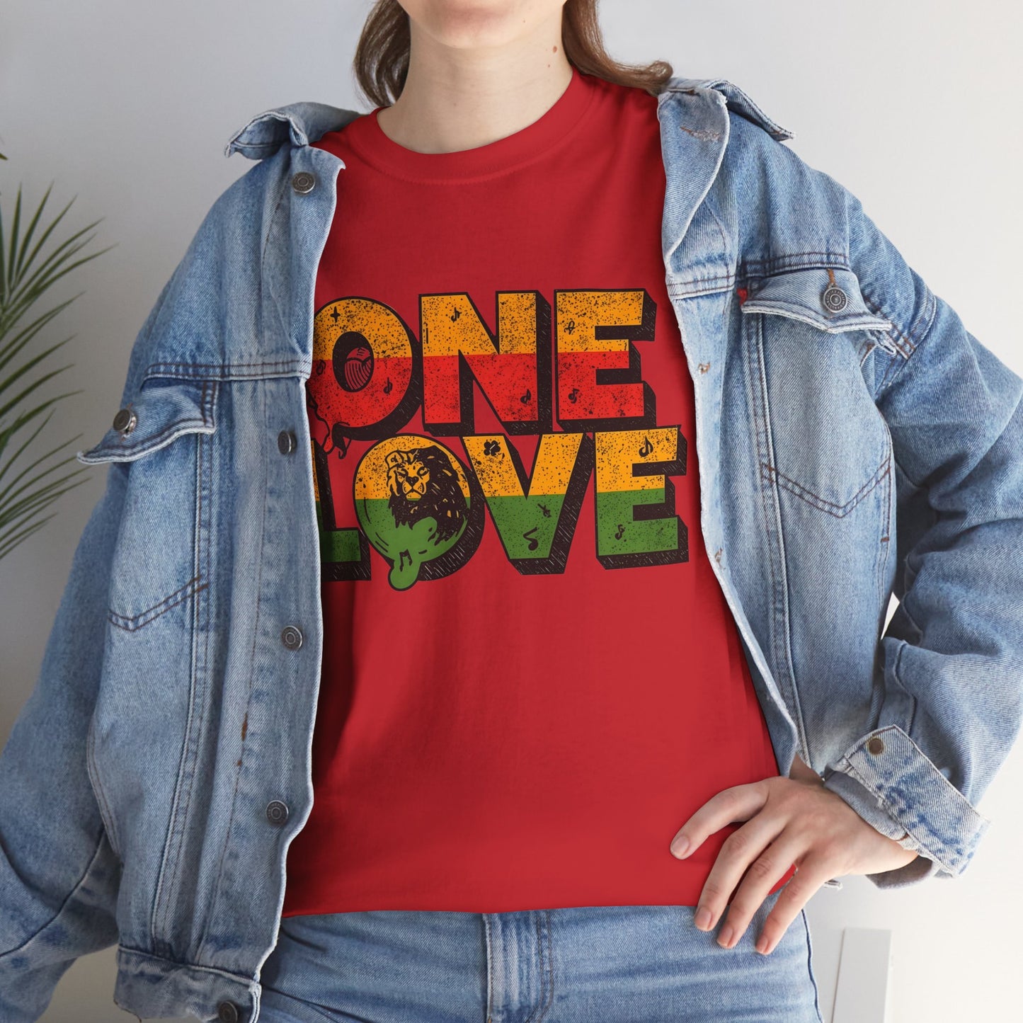 One Love T-Shirt – Retro Reggae Rasta Graphic Tee