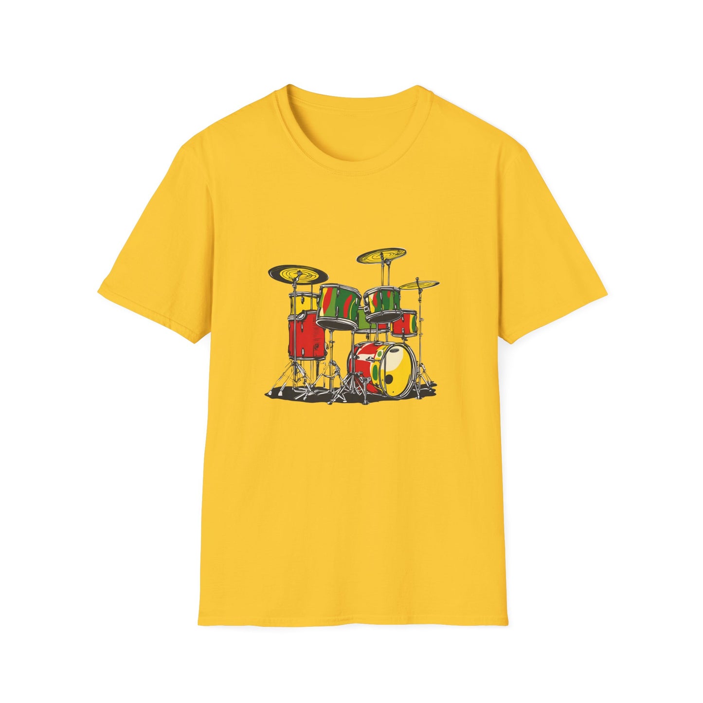 Reggae Drumkit T-Shirt | Softsyle Unisex