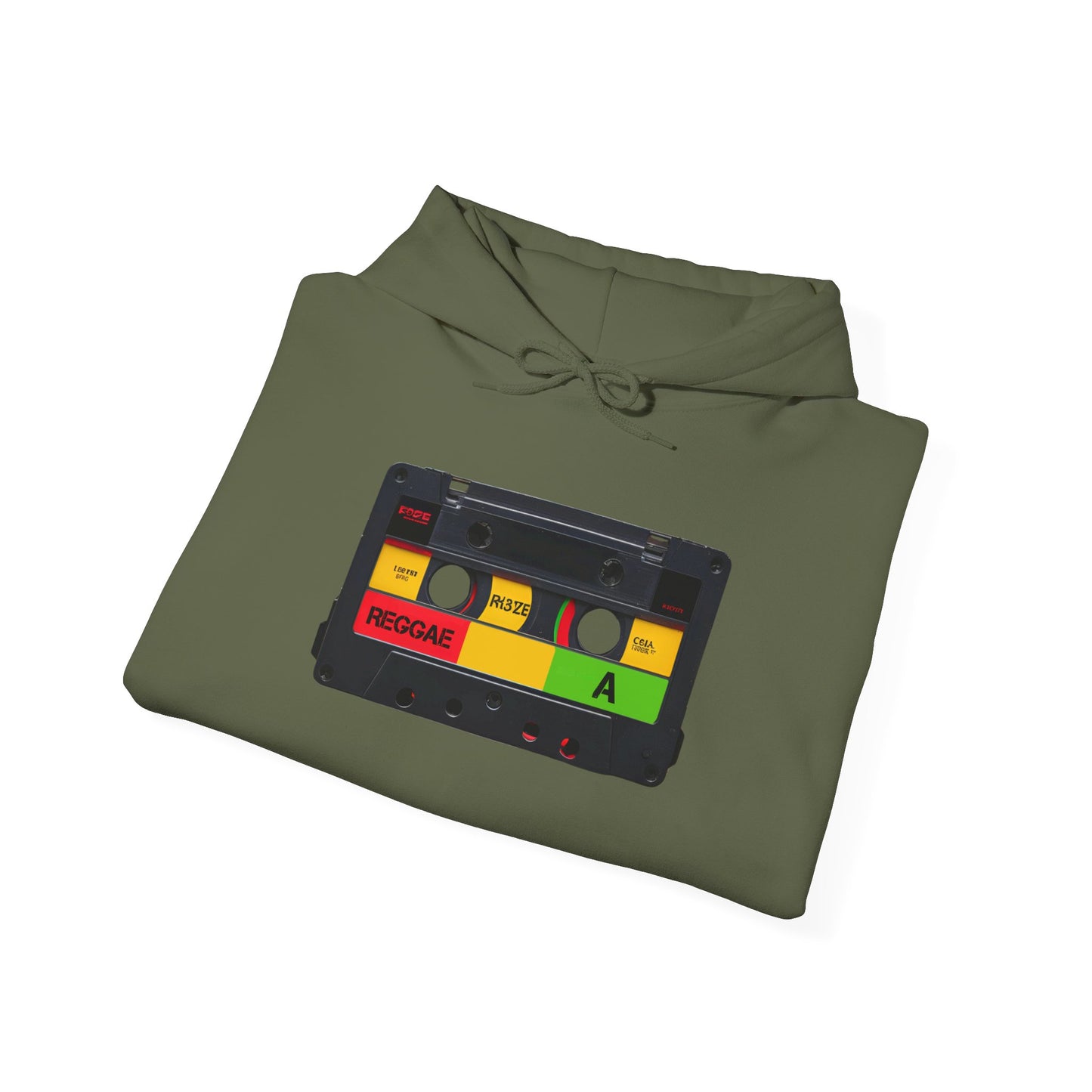 Reggae Cassette Hooded Sweatshirt | Unisex Heavy Blend™