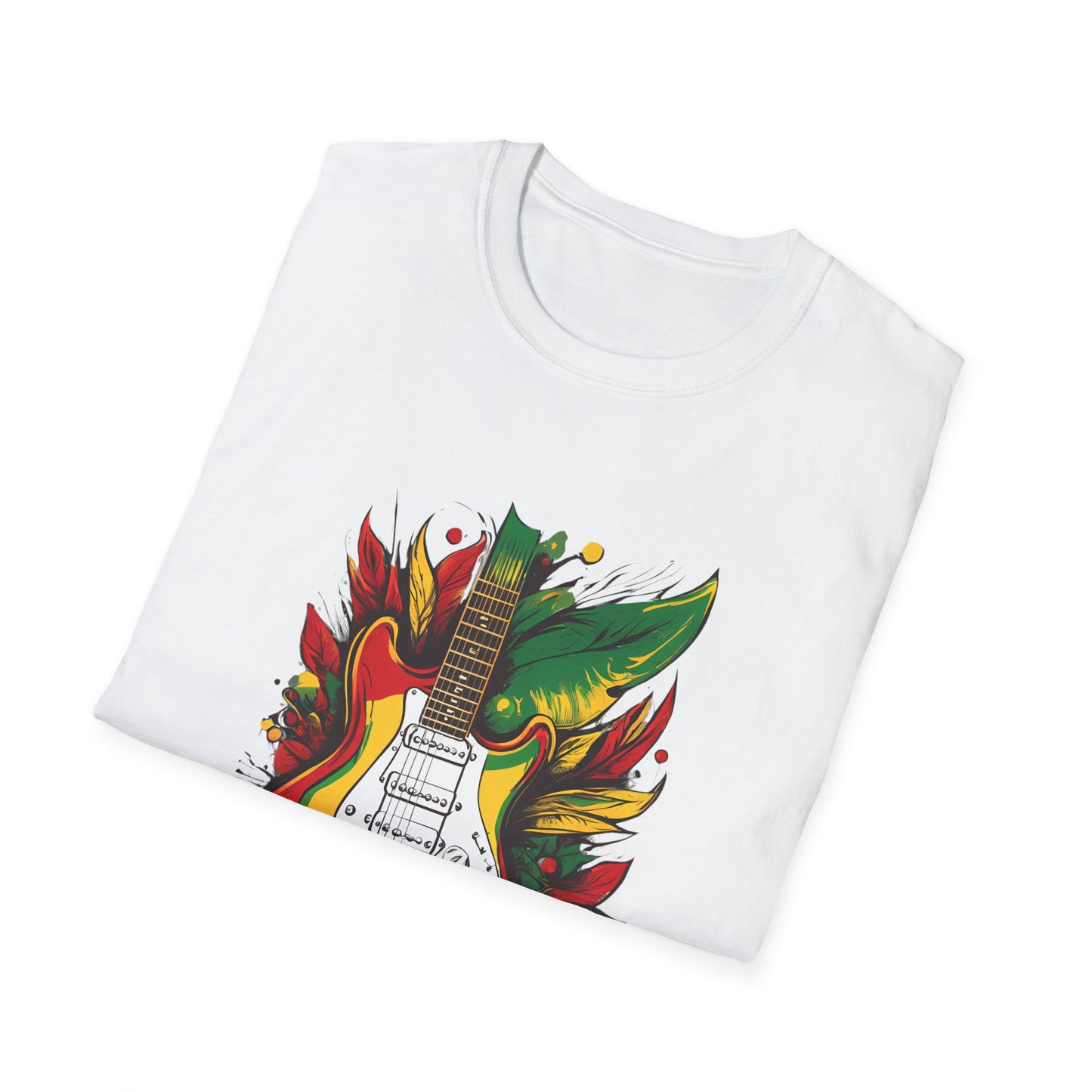 Reggae Guitar T-Shirt | Unisex Softstyle