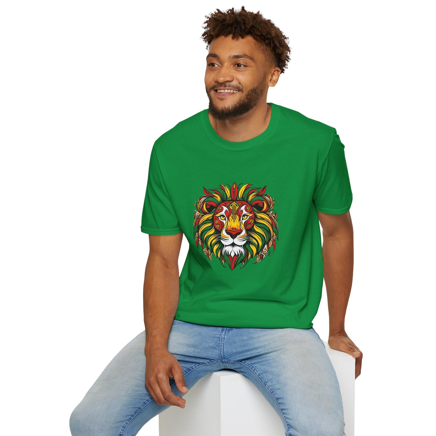 Reggae Lion T-Shirt | Unisex Softstyle