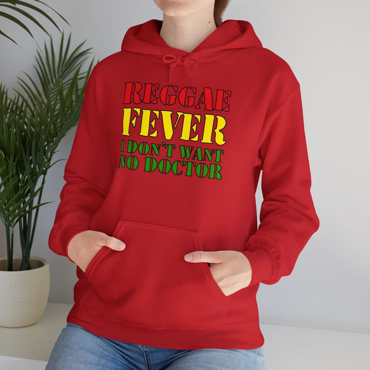 Reggae Fever Hooded Sweatshirt | Unisex Heavy Blend™