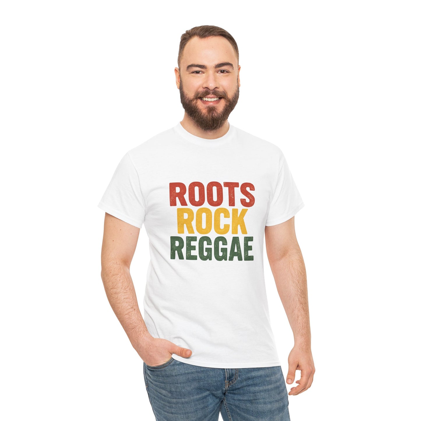 Roots Rock Reggae T-Shirt — Vintage Rasta Music Tee