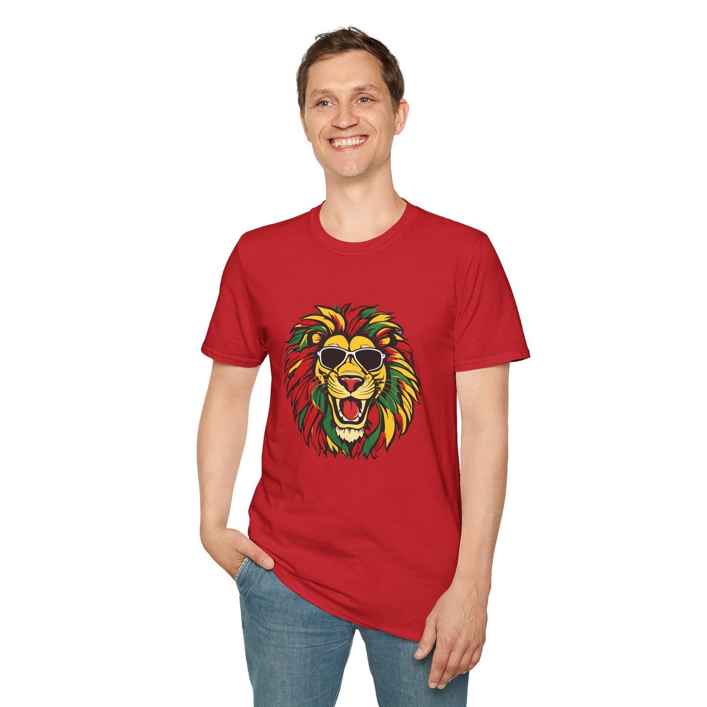 Reggae Lion T-Shirt | Unisex Softstyle