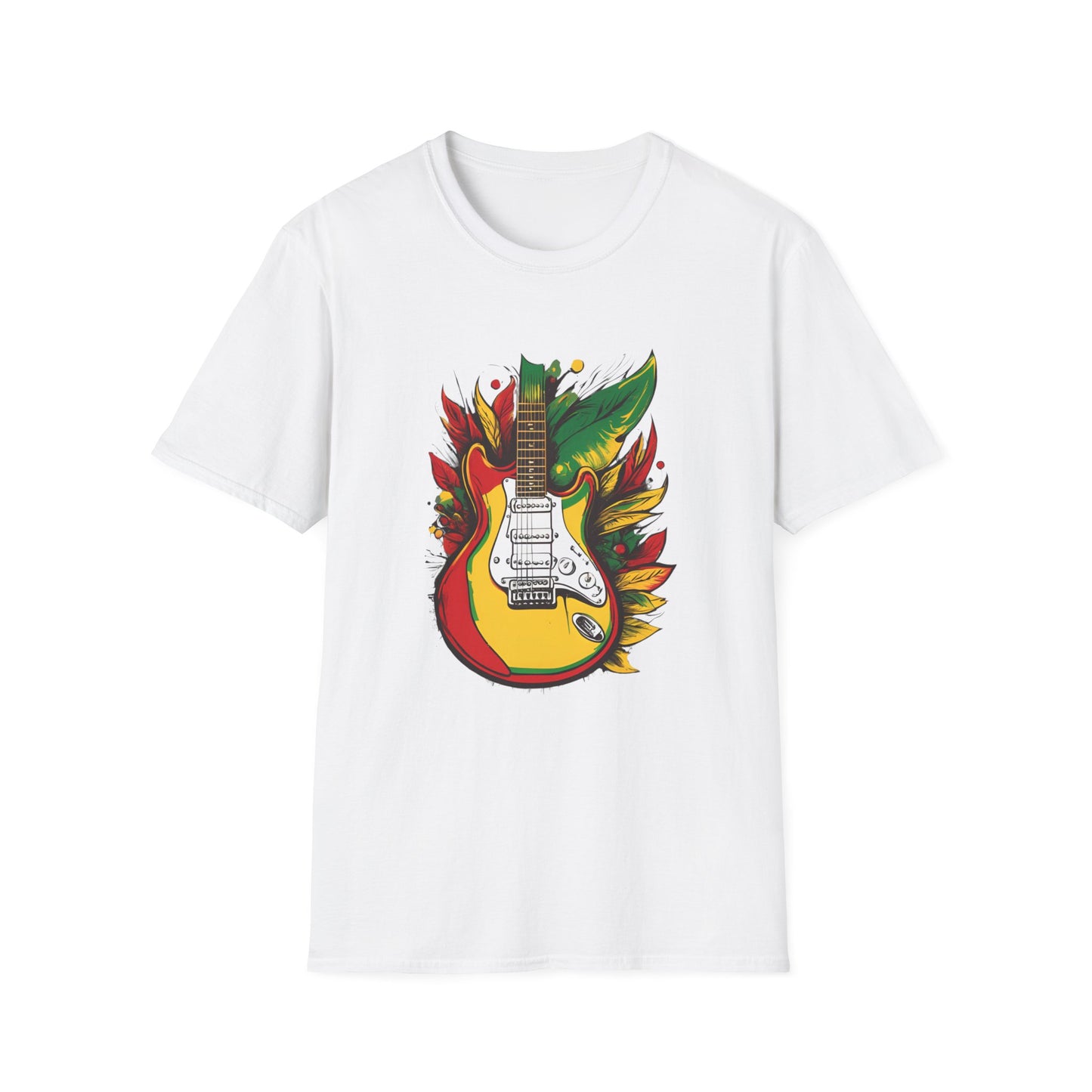 Reggae Guitar T-Shirt | Unisex Softstyle