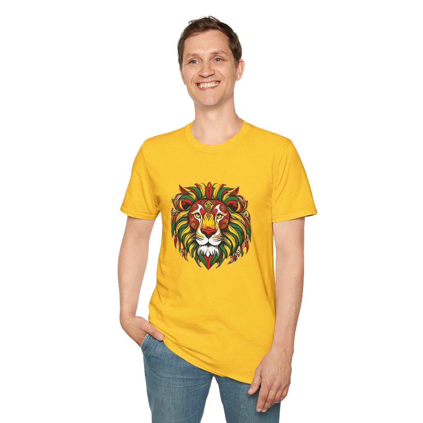 Reggae Lion T-Shirt | Unisex Softstyle