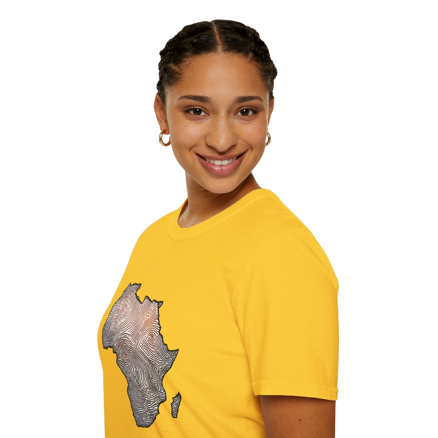 T-Shirt Fingerprint Africa | Unisex Softstyle