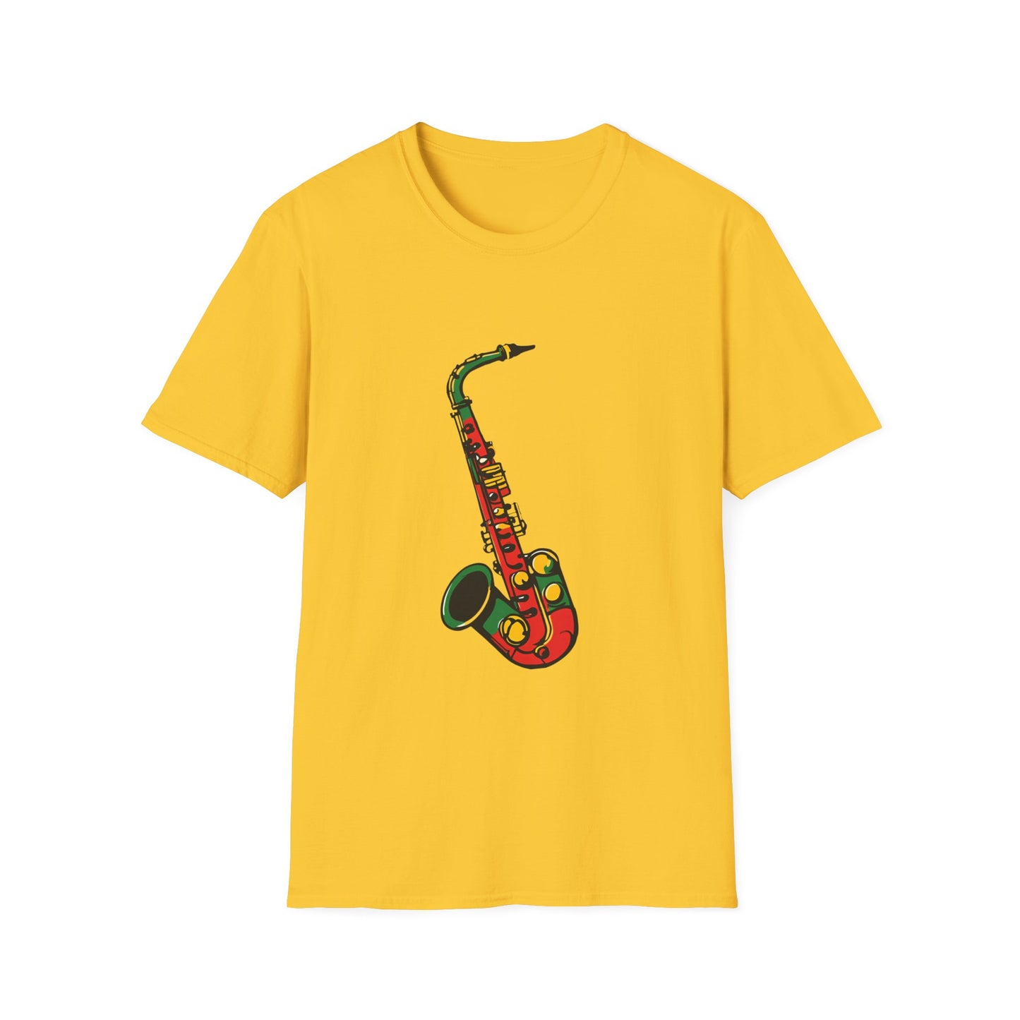 Reggae Saxophone T-Shirt | Unisex Softstyle