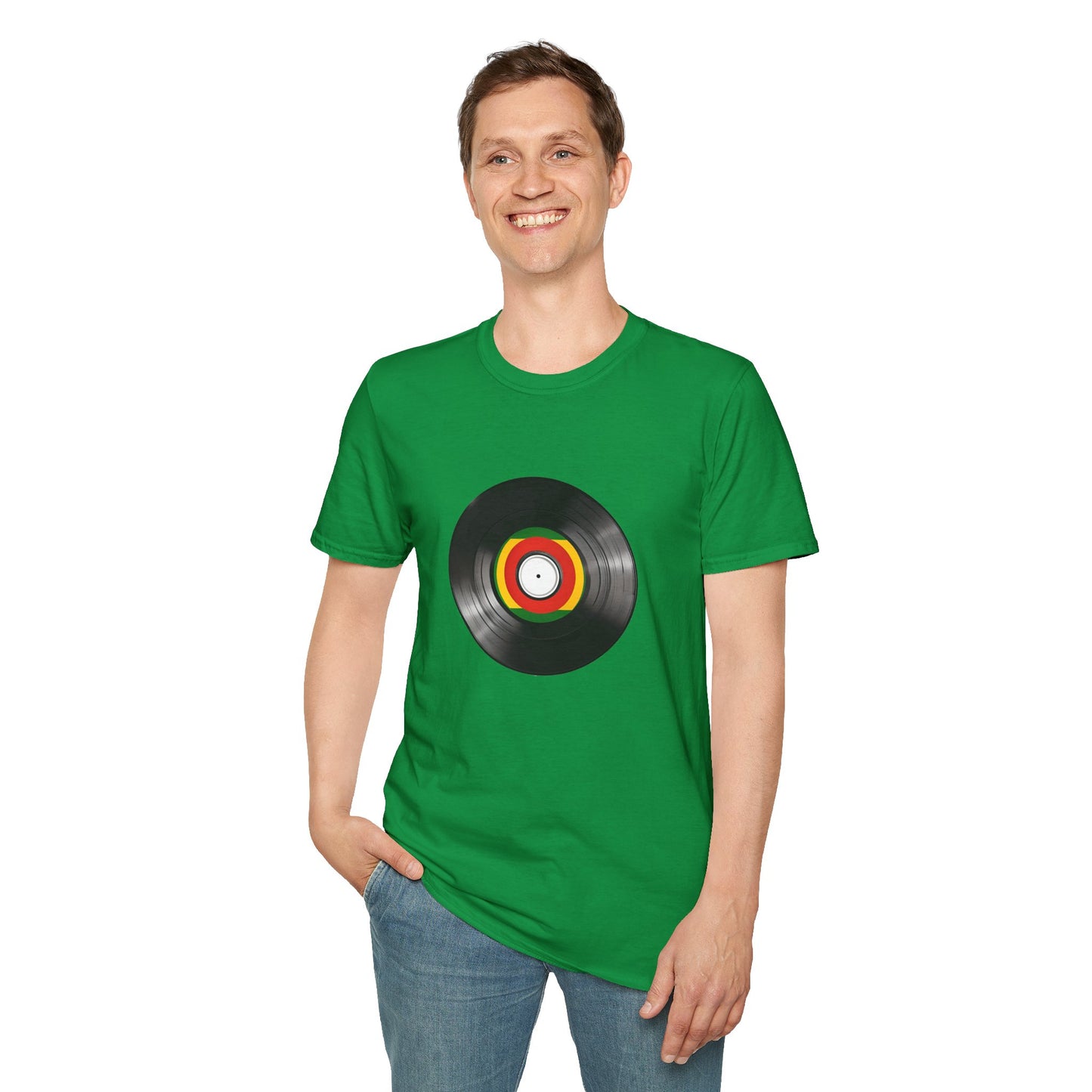 Reggae Vinyl T-Shirt | Unisex Softstyle