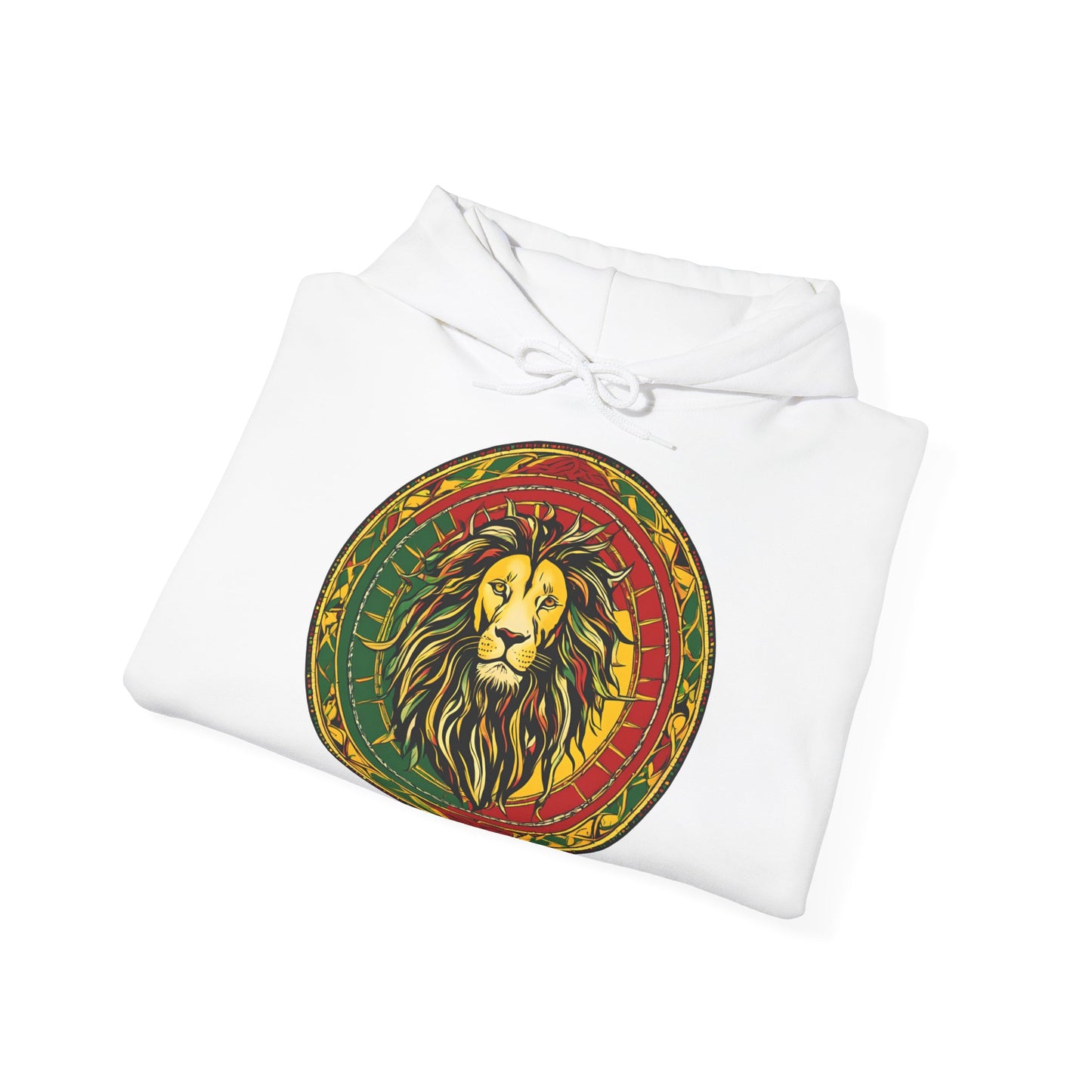 Reggae Lion Hooded Sweatshirt | Unisex Heavy Blend™