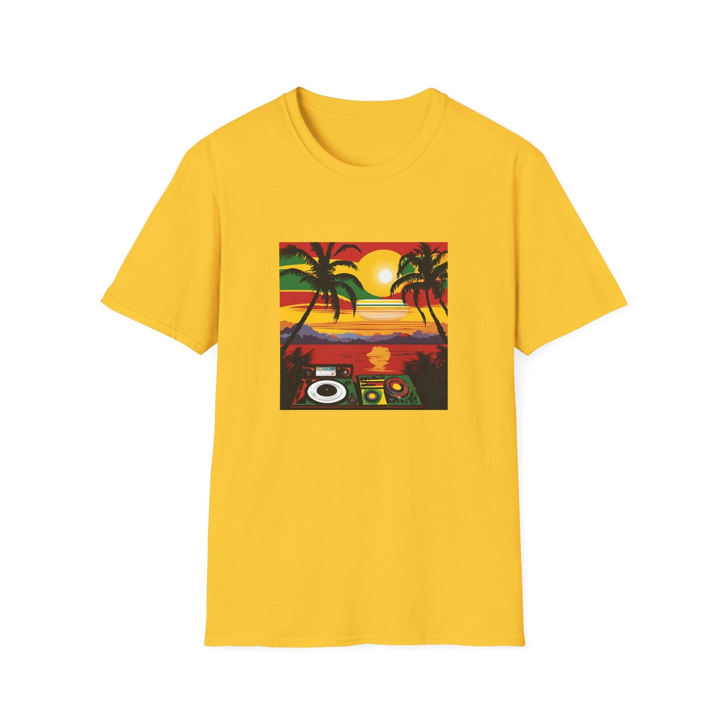 Reggae Beach T-Shirt | Unisex Softstyle