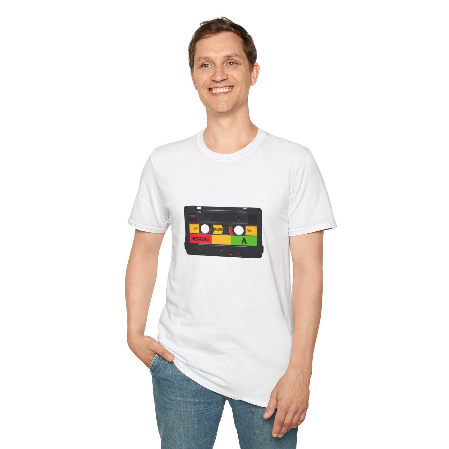 Cassette Tape Reggae T-Shirt | Unisex Softstyle