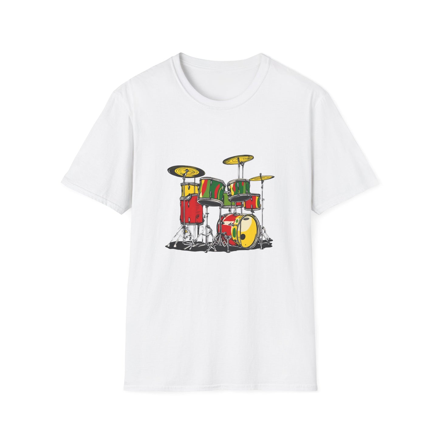 Reggae Drumkit T-Shirt | Softsyle Unisex