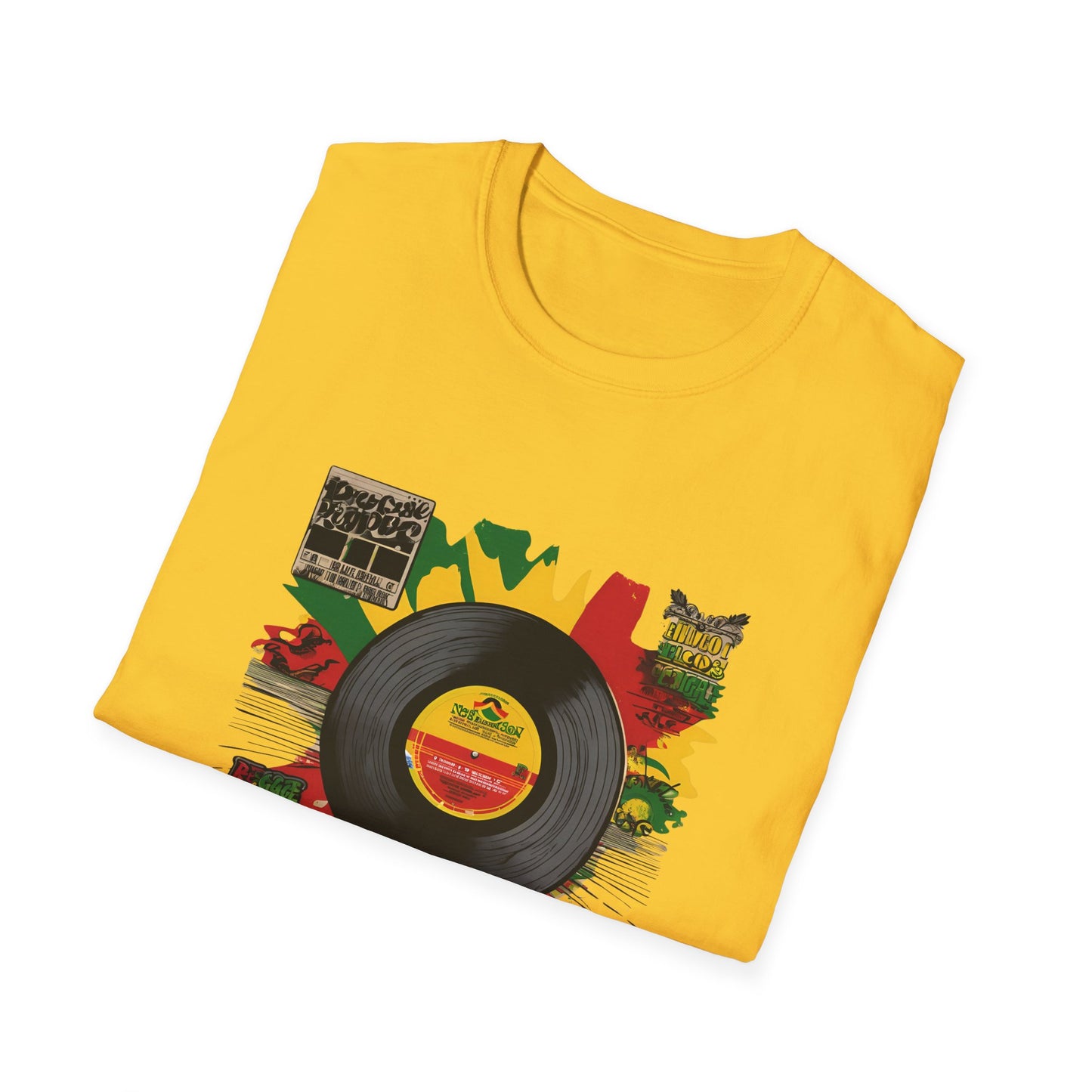 Retro Vinyl Jamaica T-Shirt | Unisex Softstyle