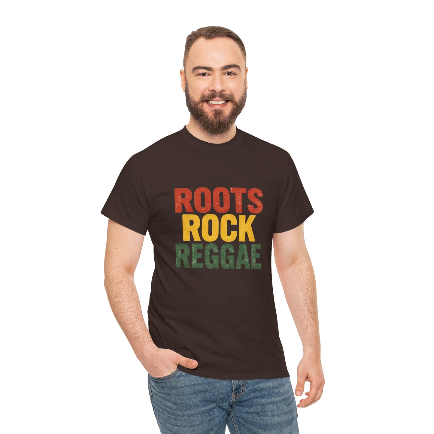 Roots Rock Reggae T-Shirt — Vintage Rasta Music Tee