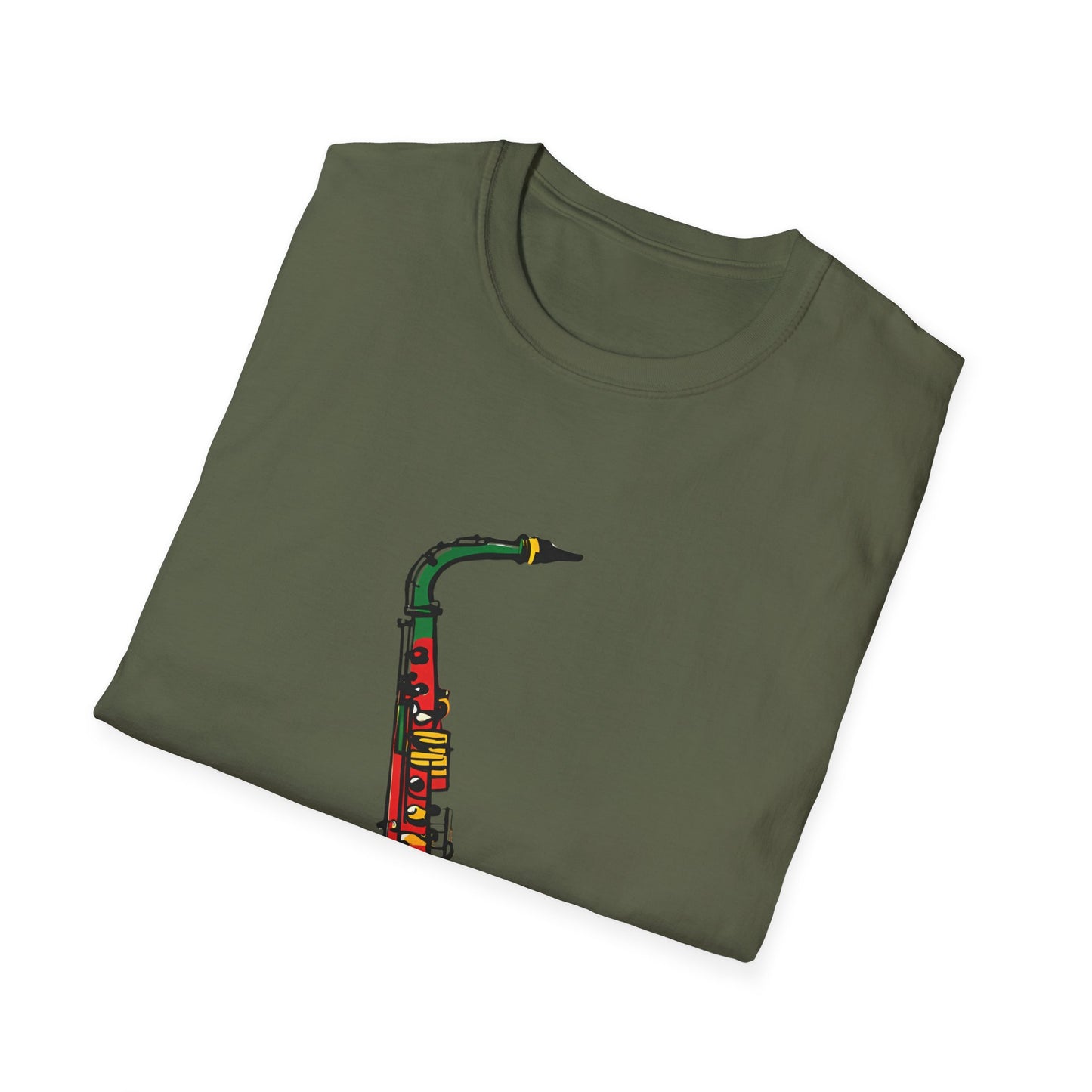 Reggae Saxophone T-Shirt | Unisex Softstyle