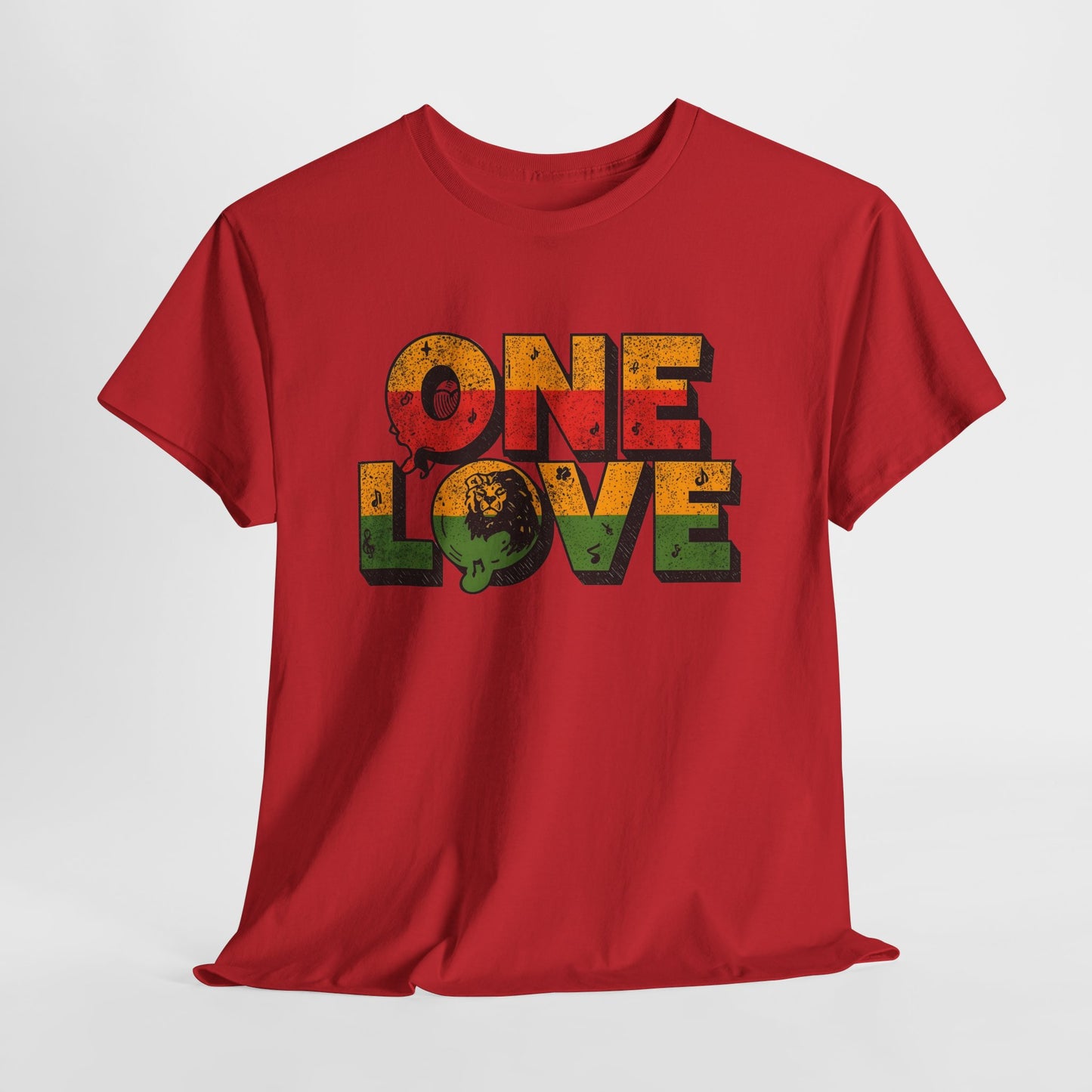 One Love T-Shirt – Retro Reggae Rasta Graphic Tee