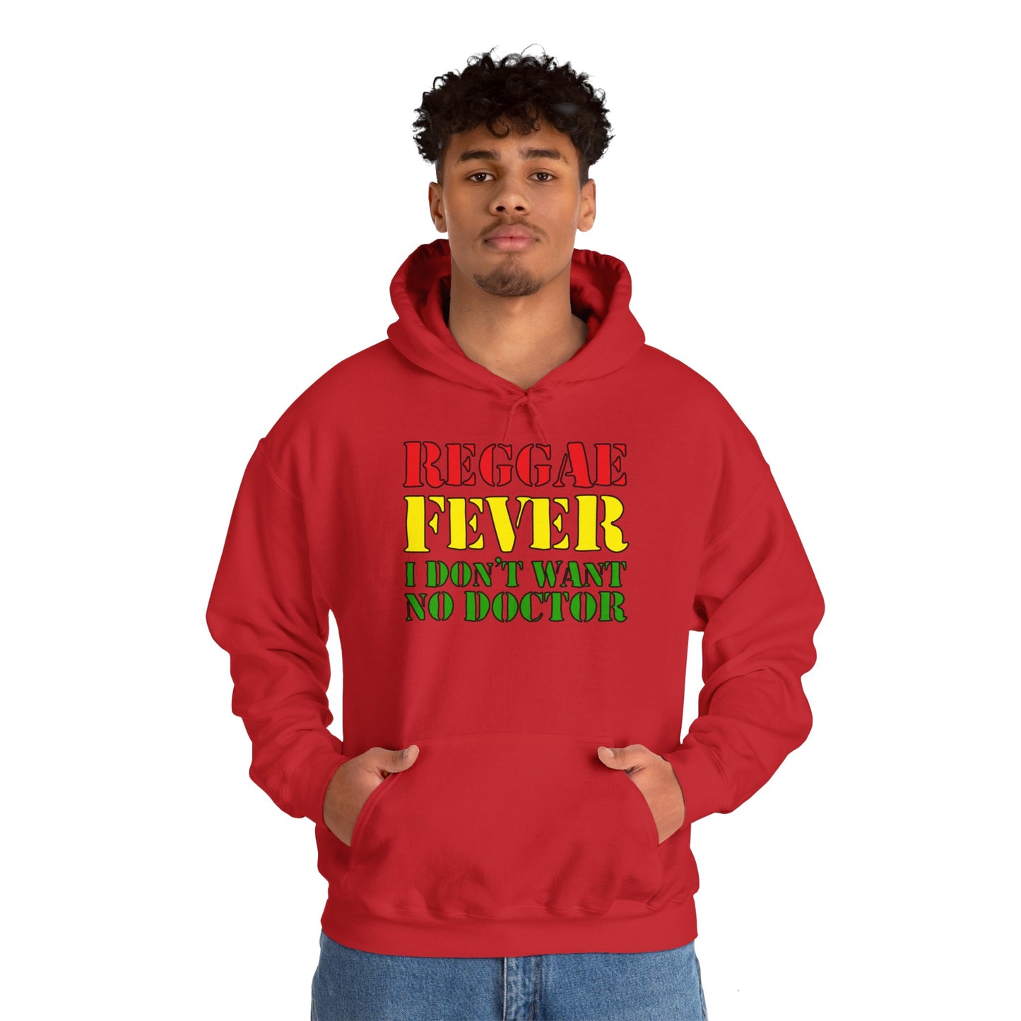 Reggae Fever Hooded Sweatshirt | Unisex Heavy Blend™