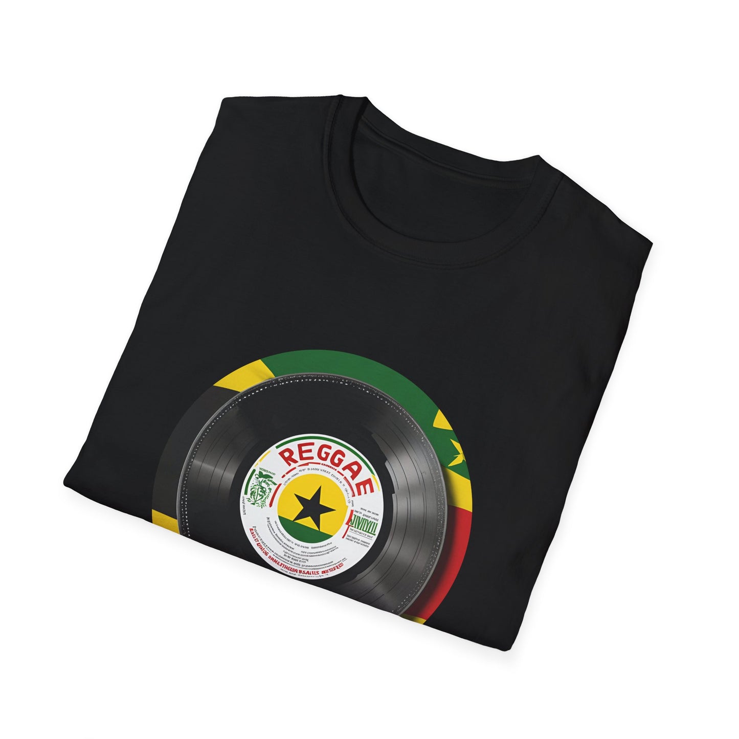 Red Yellow Green Vinyl T-Shirt | Unisex Softstyle