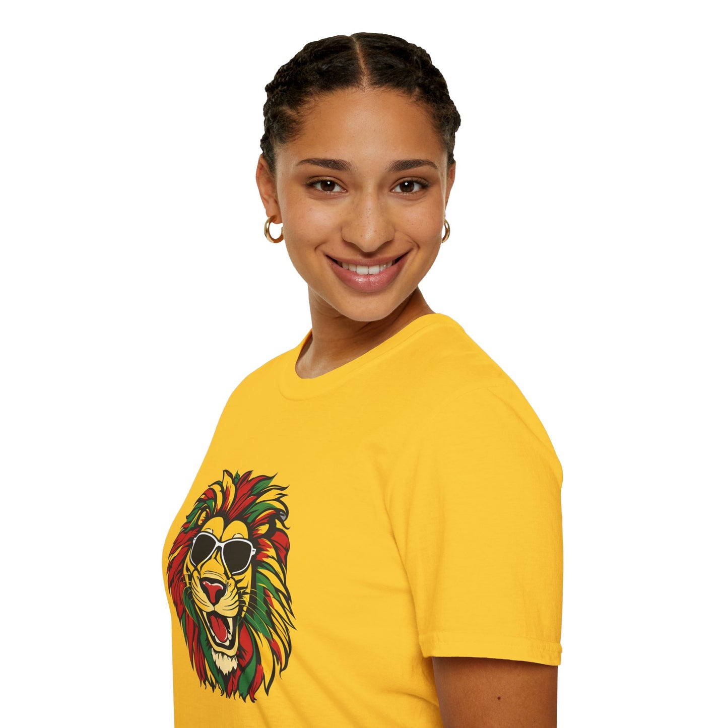 Reggae Lion T-Shirt | Unisex Softstyle