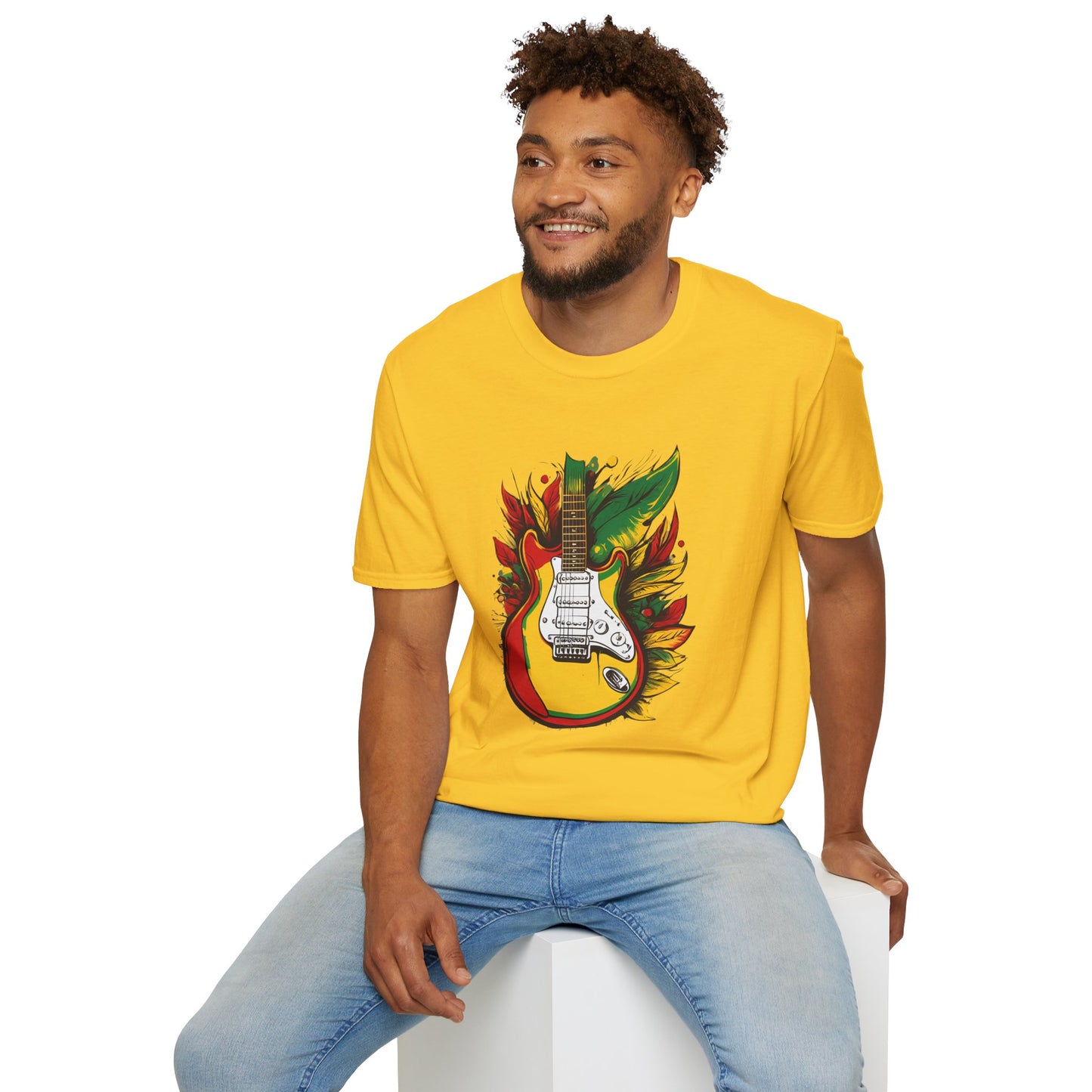 Reggae Guitar T-Shirt | Unisex Softstyle