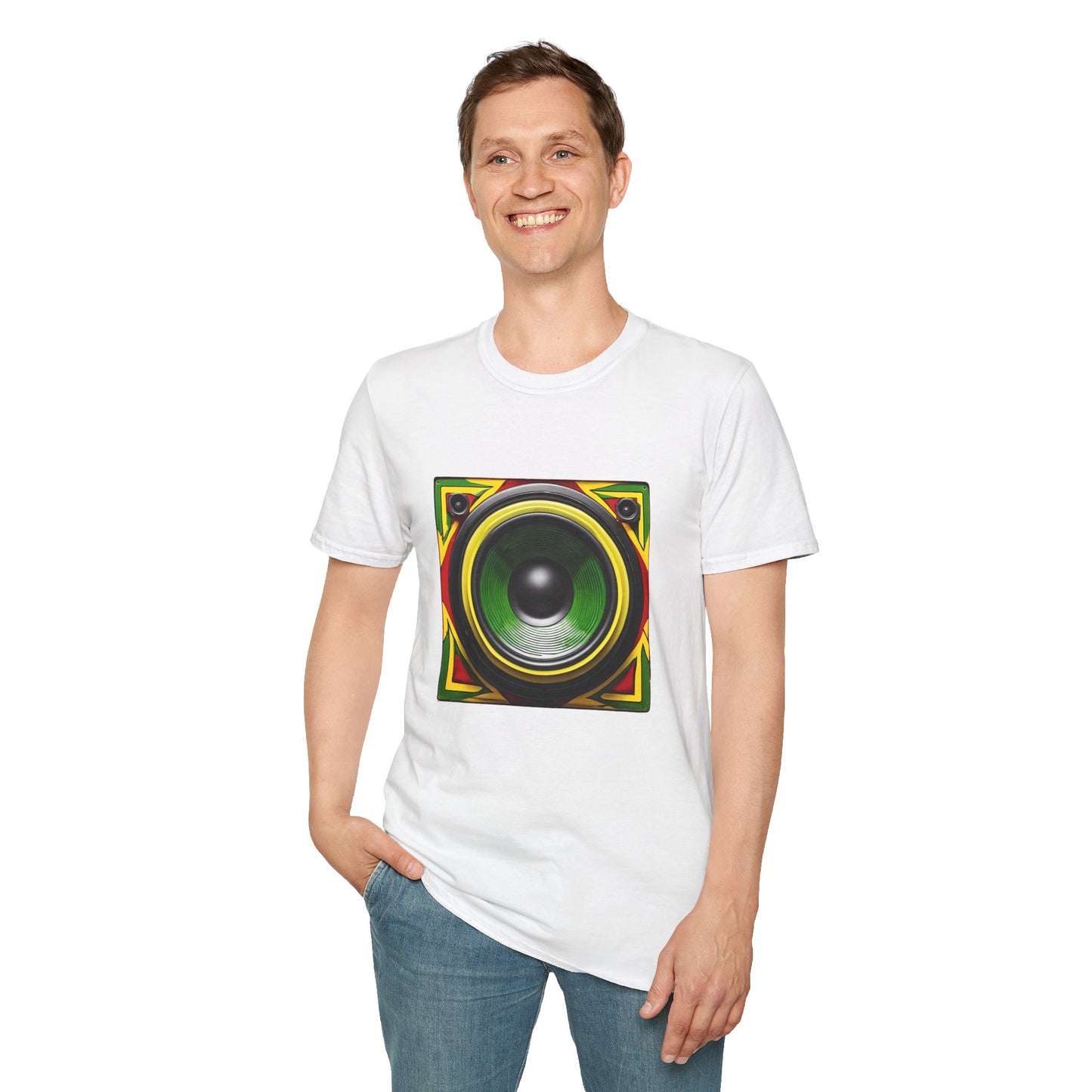 Reggae Speaker T-Shirt | Unisex Softstyle