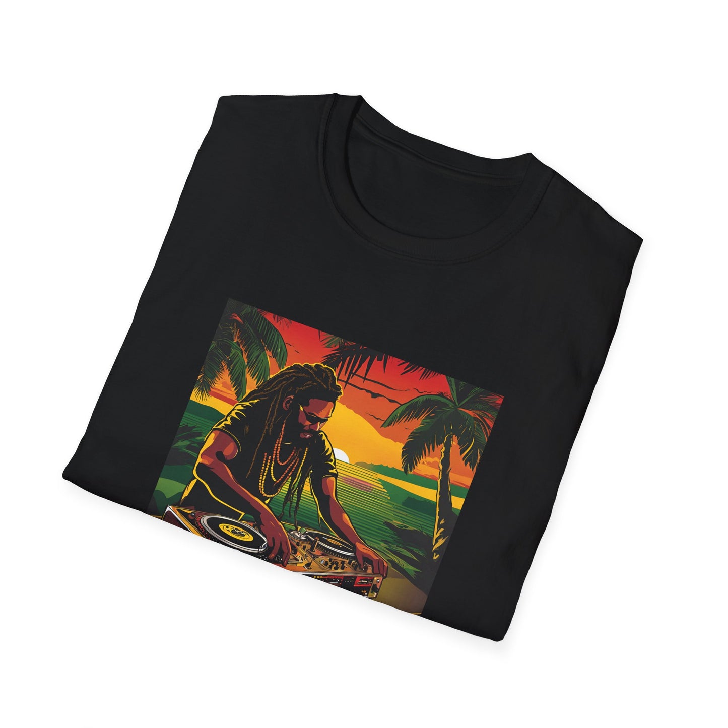 Reggae DJ Beach Unisex T-Shirt