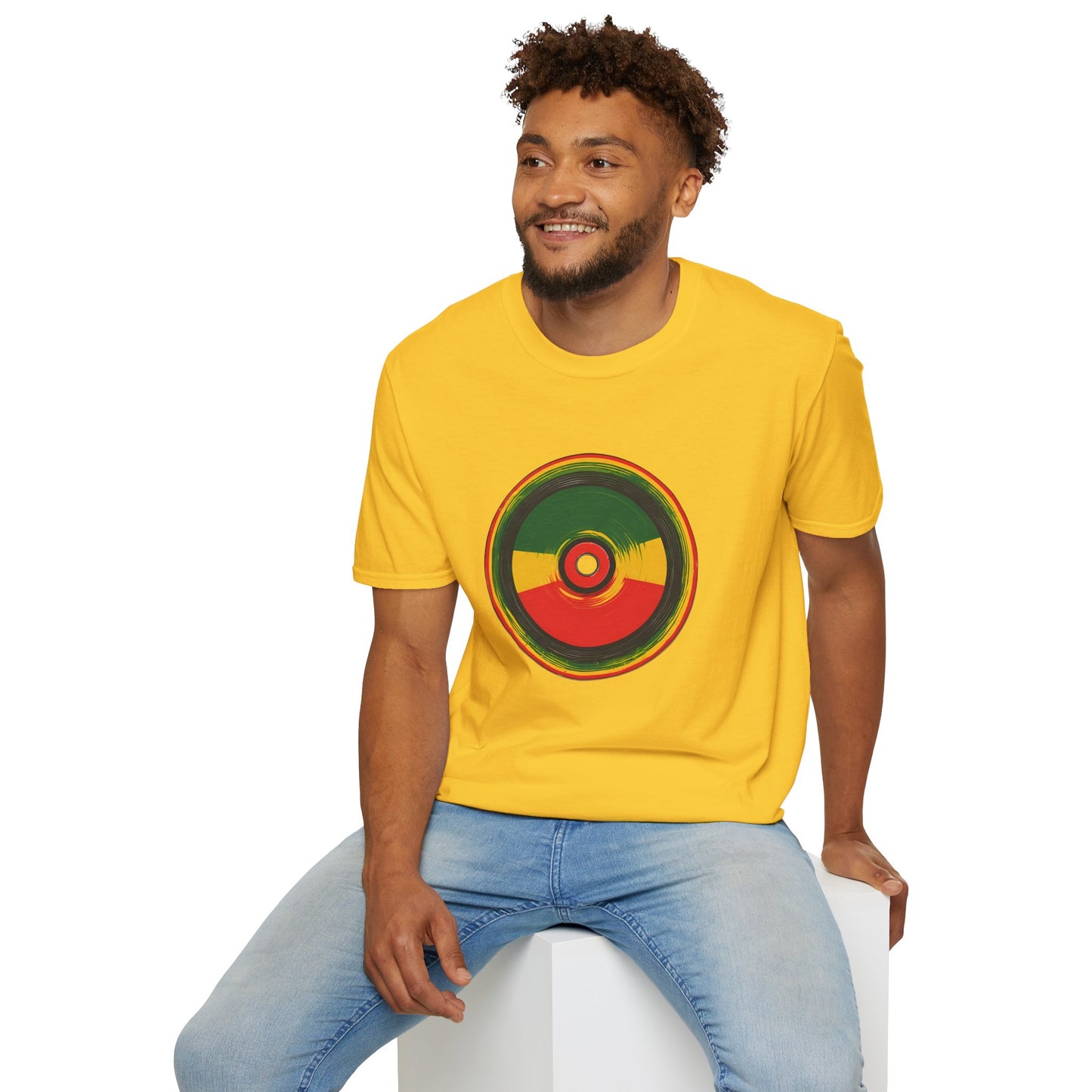 Reggae Retro Vinyl T-Shirt | Unisex Softstyle