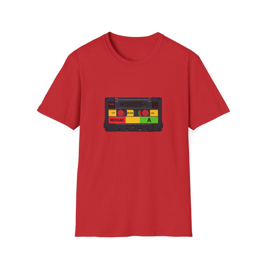 Cassette Tape Reggae T-Shirt | Unisex Softstyle