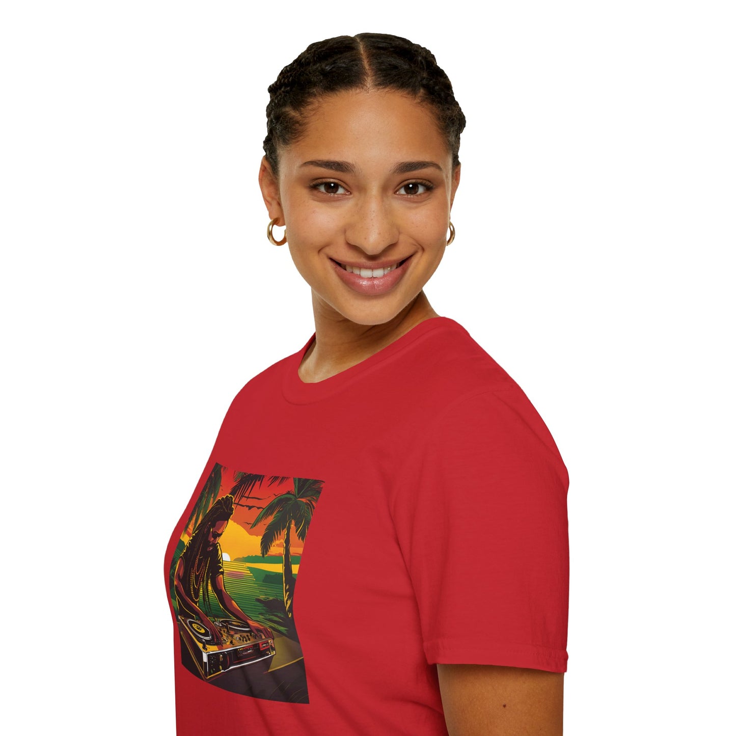 Reggae DJ Beach Unisex T-Shirt