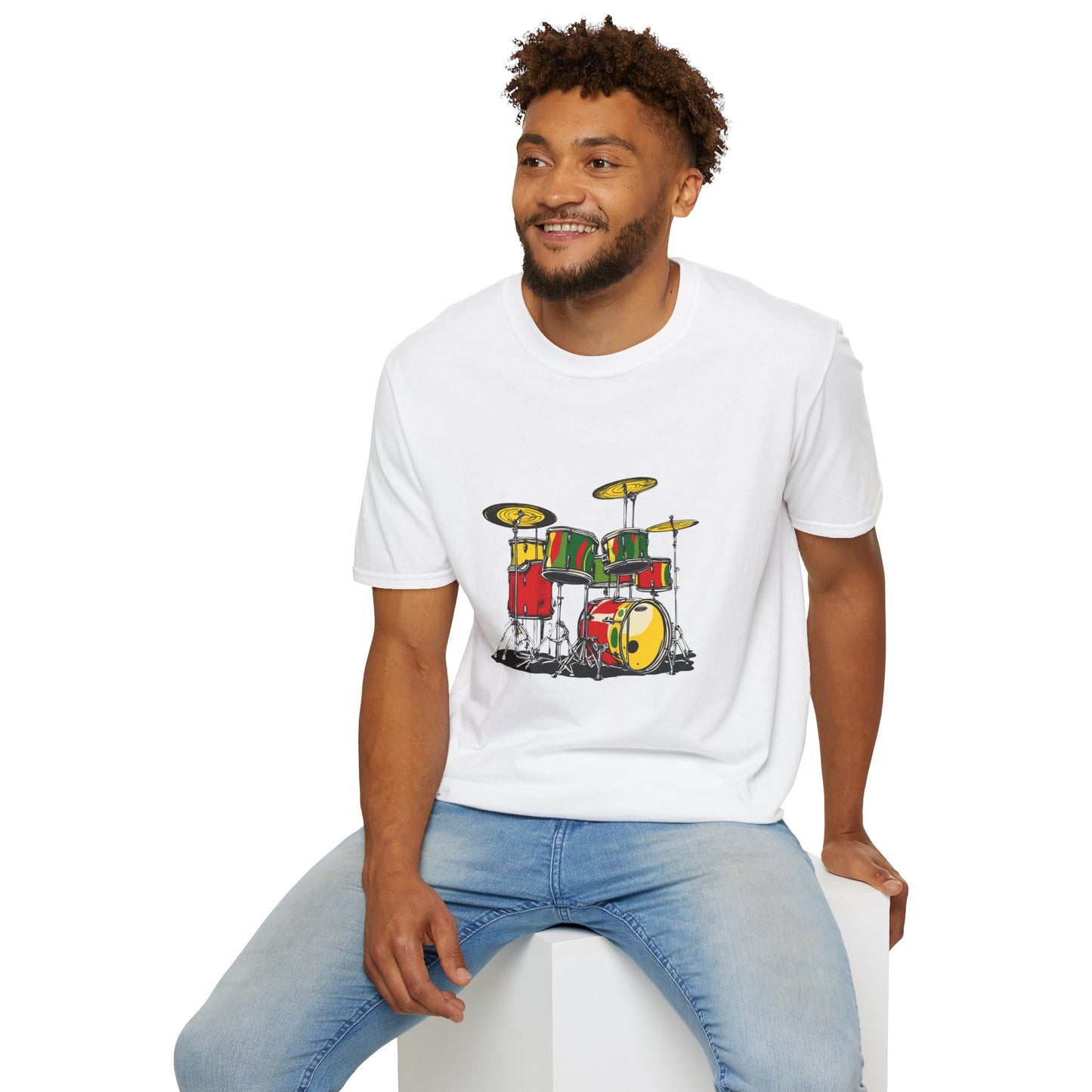 Reggae Drumkit T-Shirt | Softsyle Unisex