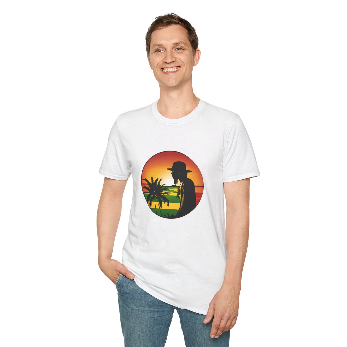 Sunset Reggae T-Shirt | Unisex Softstyle