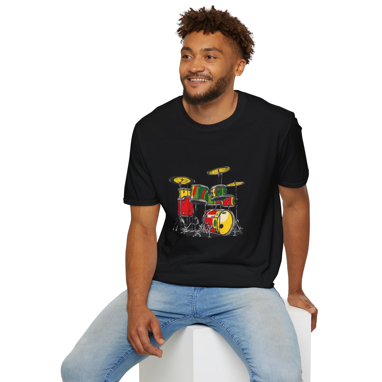 Reggae Drumkit T-Shirt | Softsyle Unisex