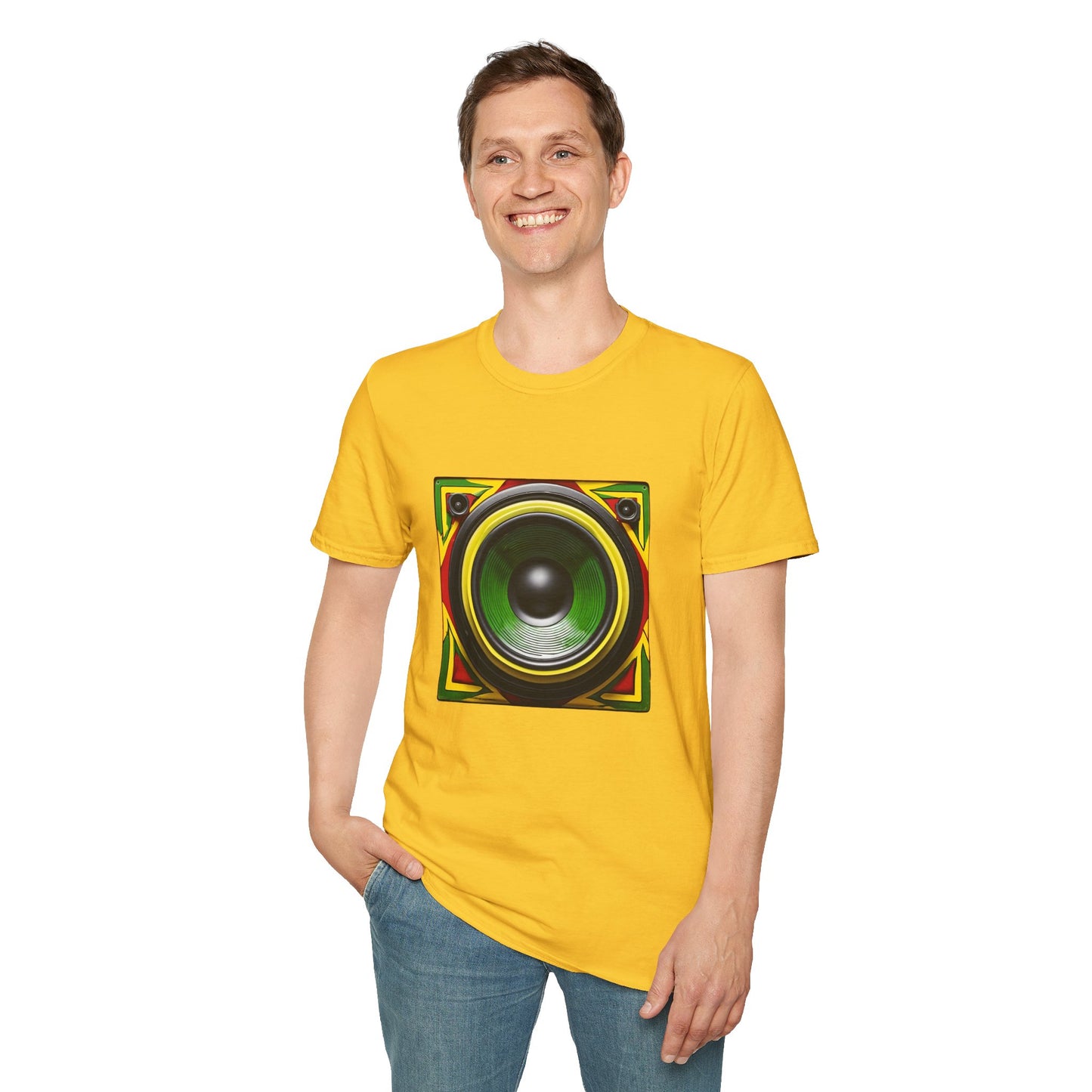 Reggae Speaker T-Shirt | Unisex Softstyle