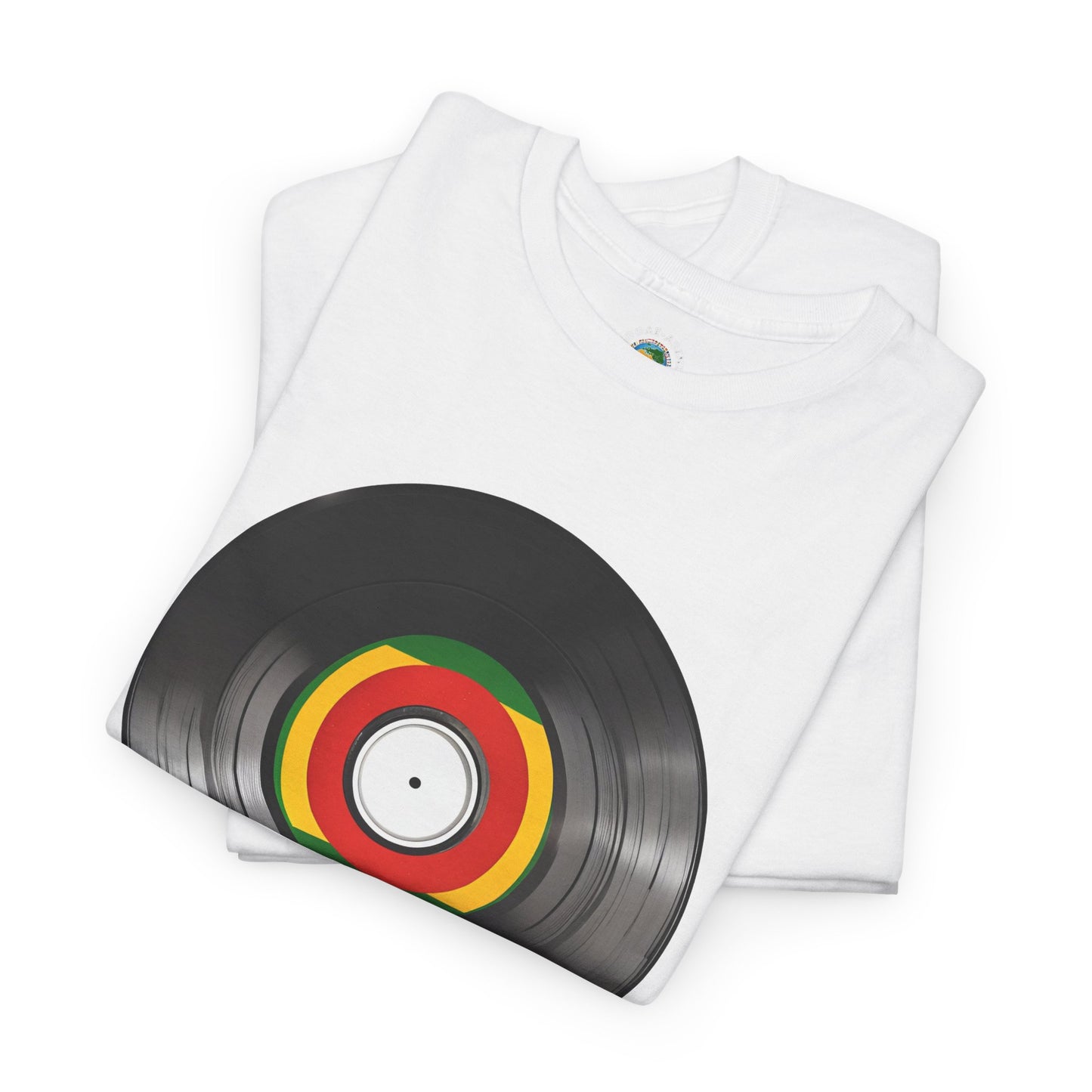 Vinyl Record Tee — Retro Music Record Graphic T-Shirt