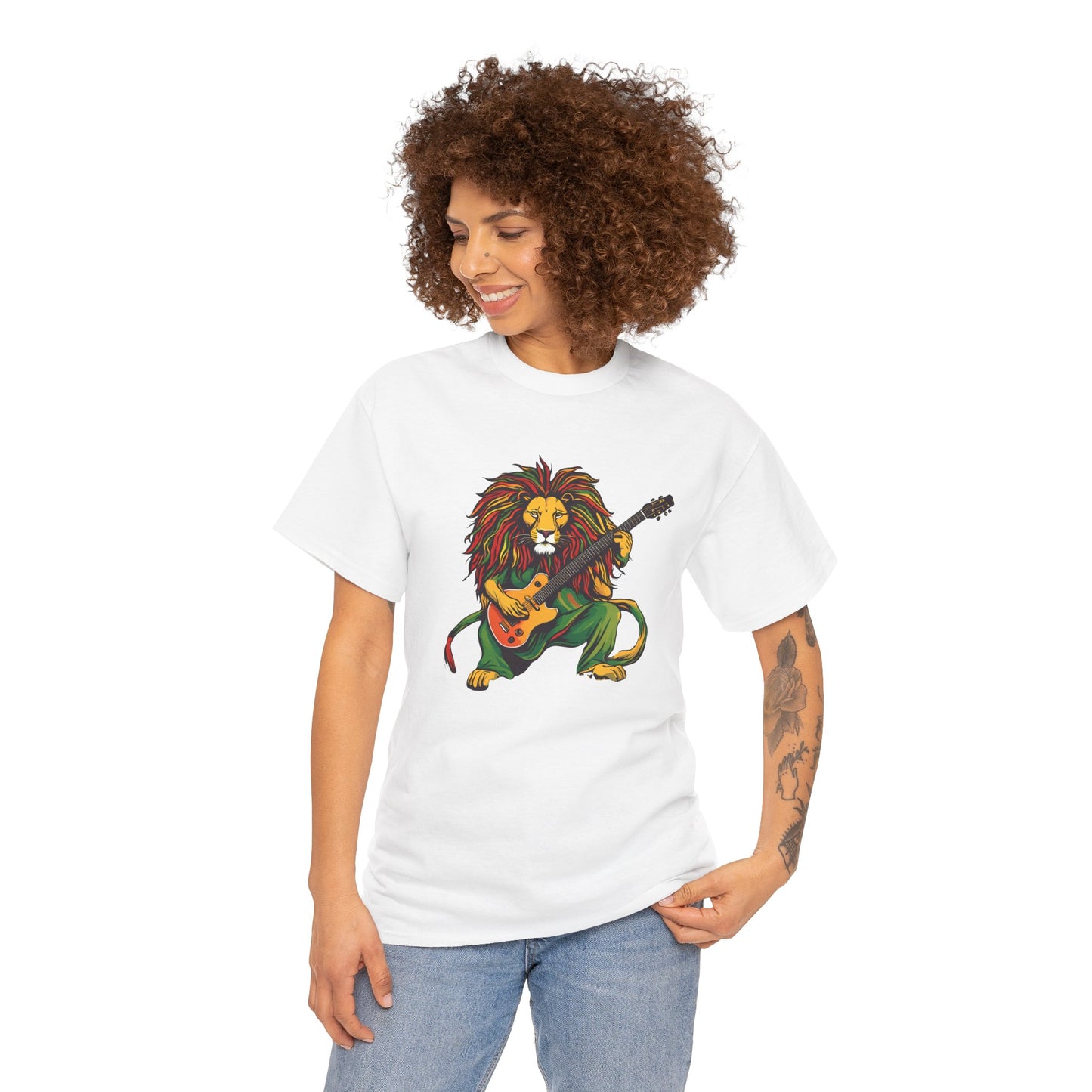 Reggae Lion Guitar - Lion Classic T-Shirt