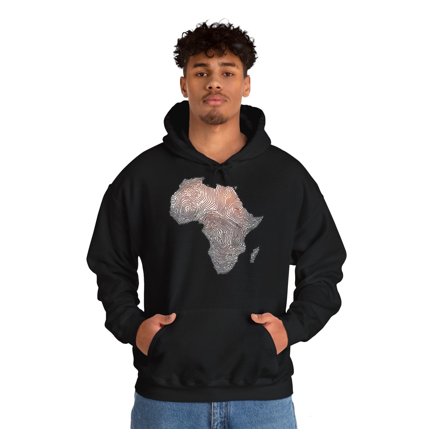 Africa Fingerprint Hoodie - Unisex Heavy Blend™