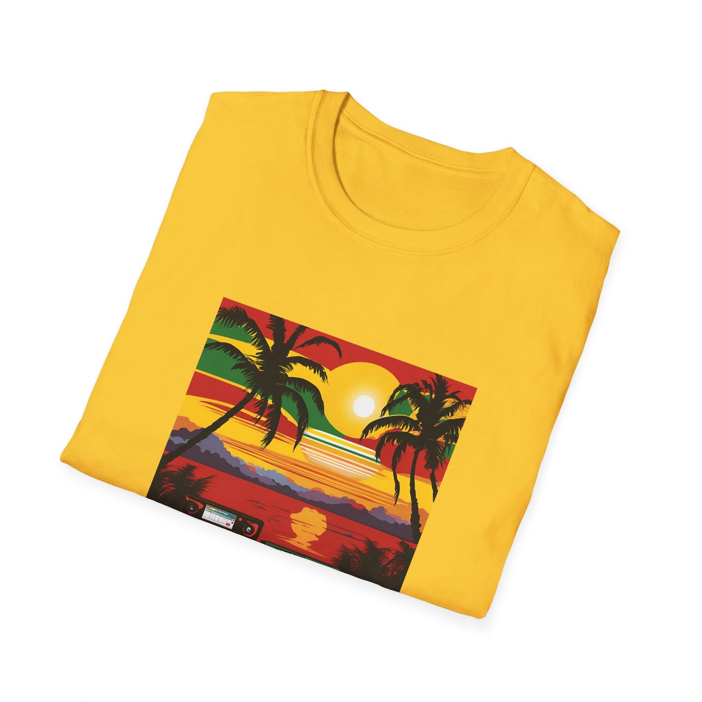 Reggae Beach T-Shirt | Unisex Softstyle