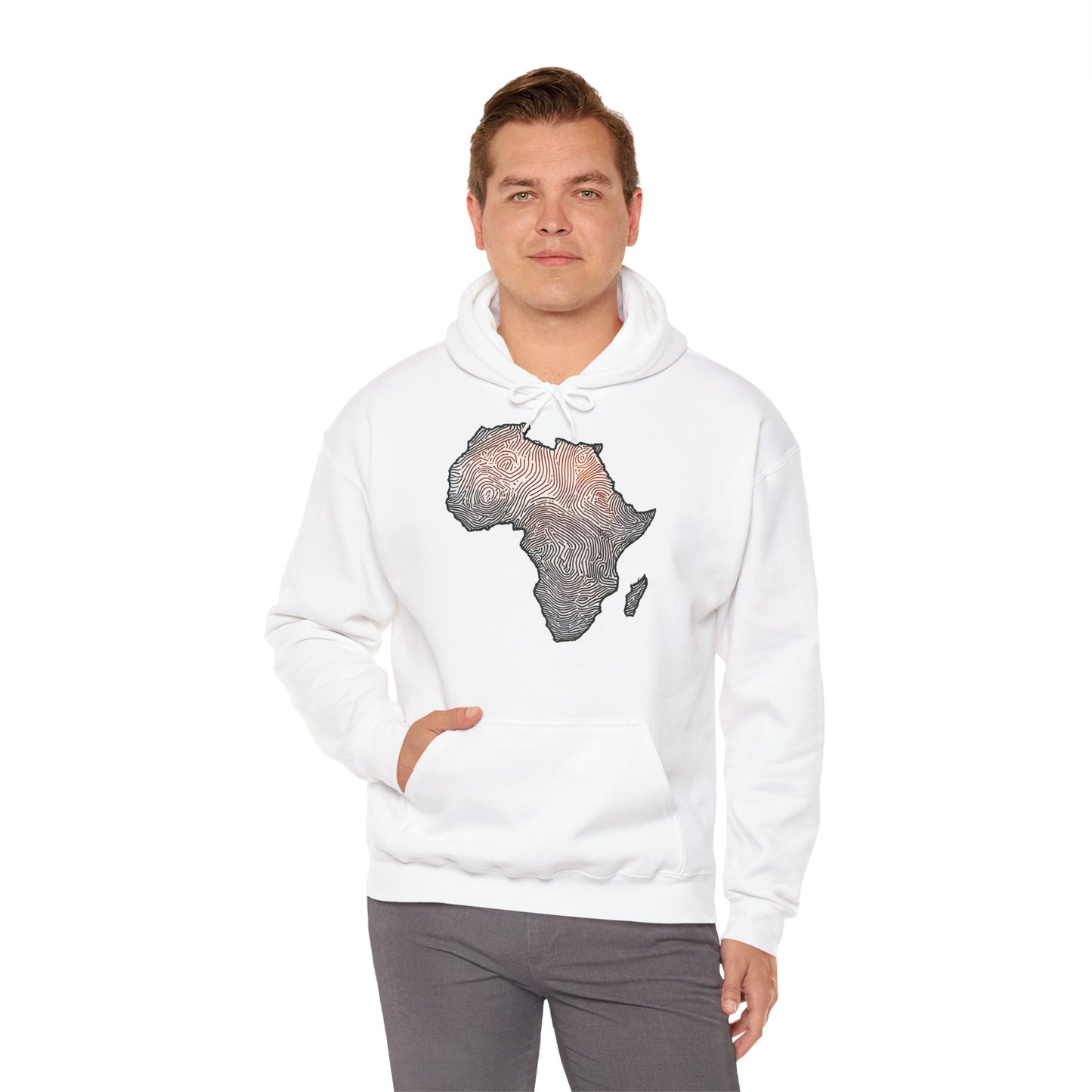 Z Fingerprint Africa Hoodie - Unisex Heavy Blend™