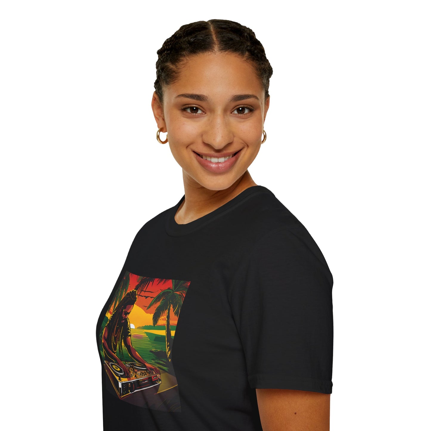 Reggae DJ Beach Unisex T-Shirt